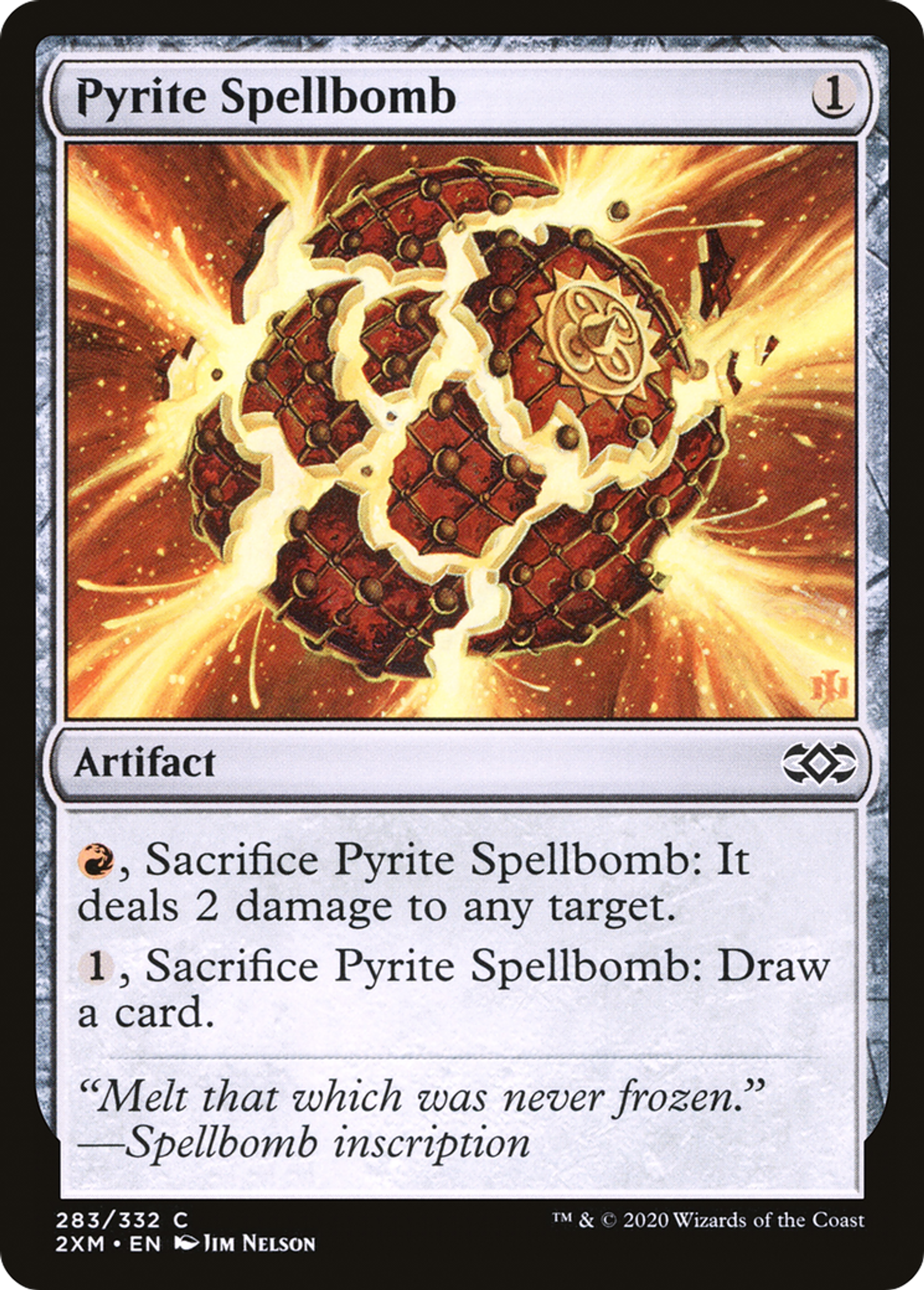 Pyrite Spellbomb — Double Masters — Magic: The Gathering