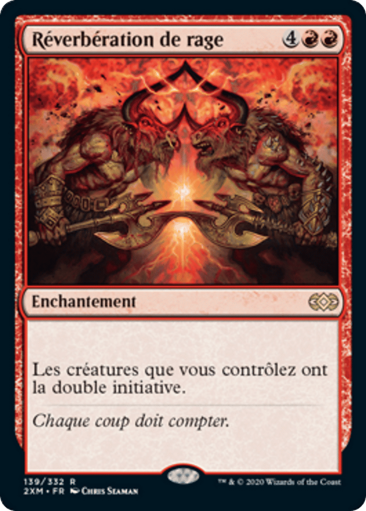 Réverbération de rage — Double Masters — Magic: The Gathering