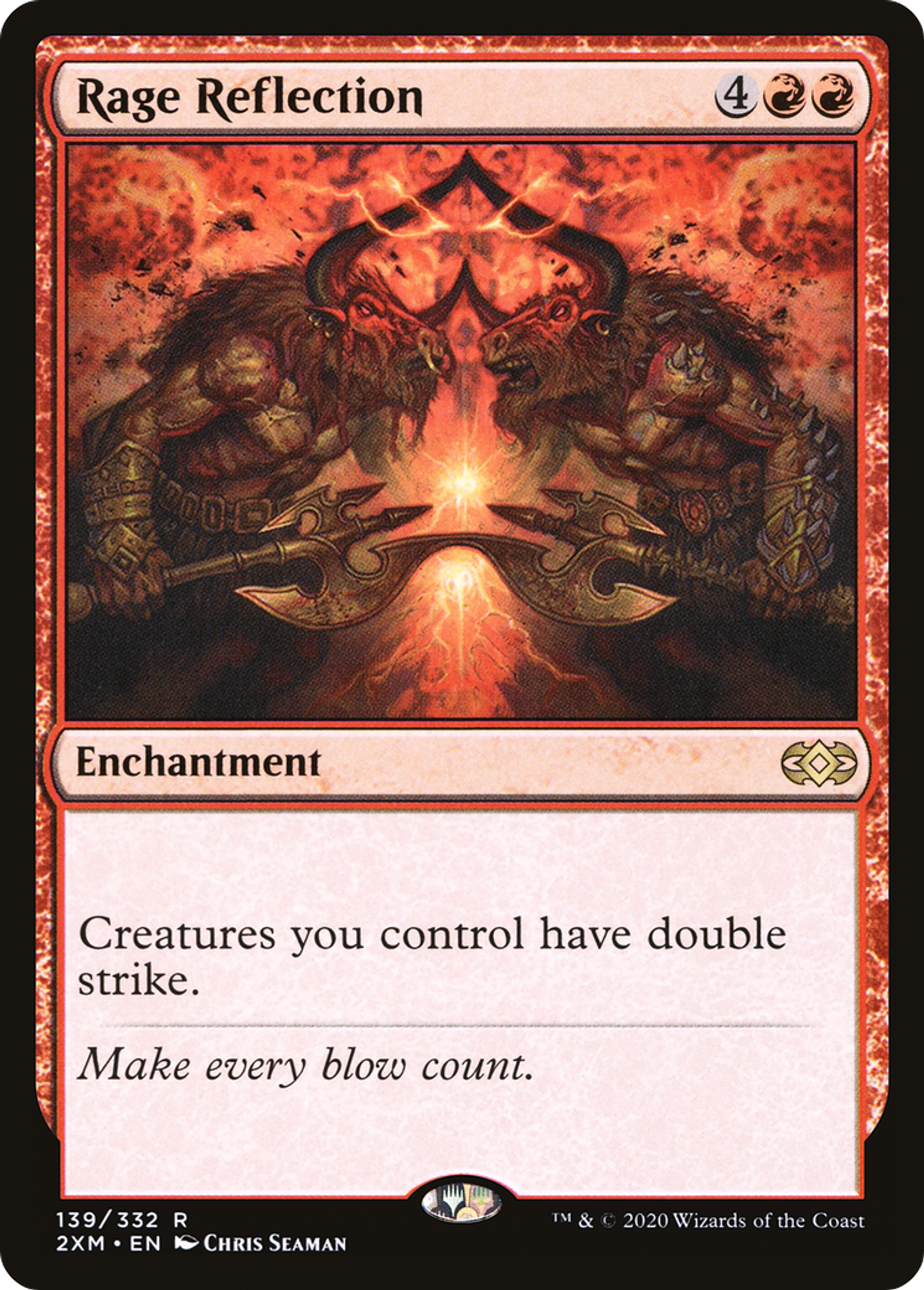 Rage Reflection — Double Masters — Magic: The Gathering