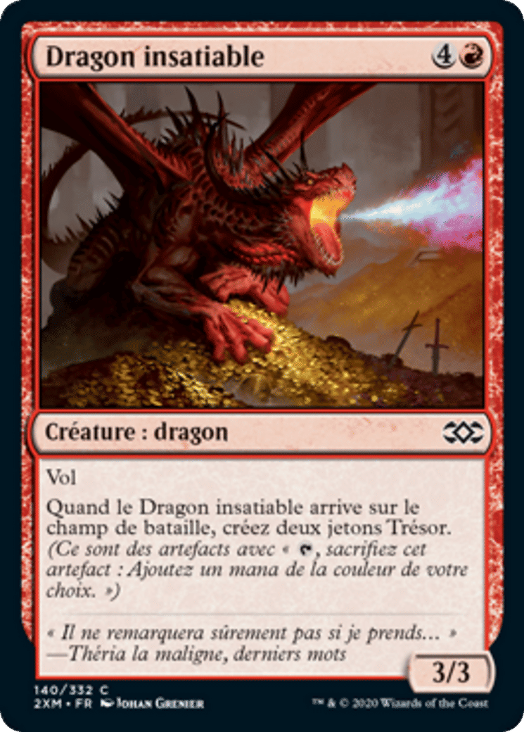 Dragon insatiable — Double Masters — Magic: The Gathering