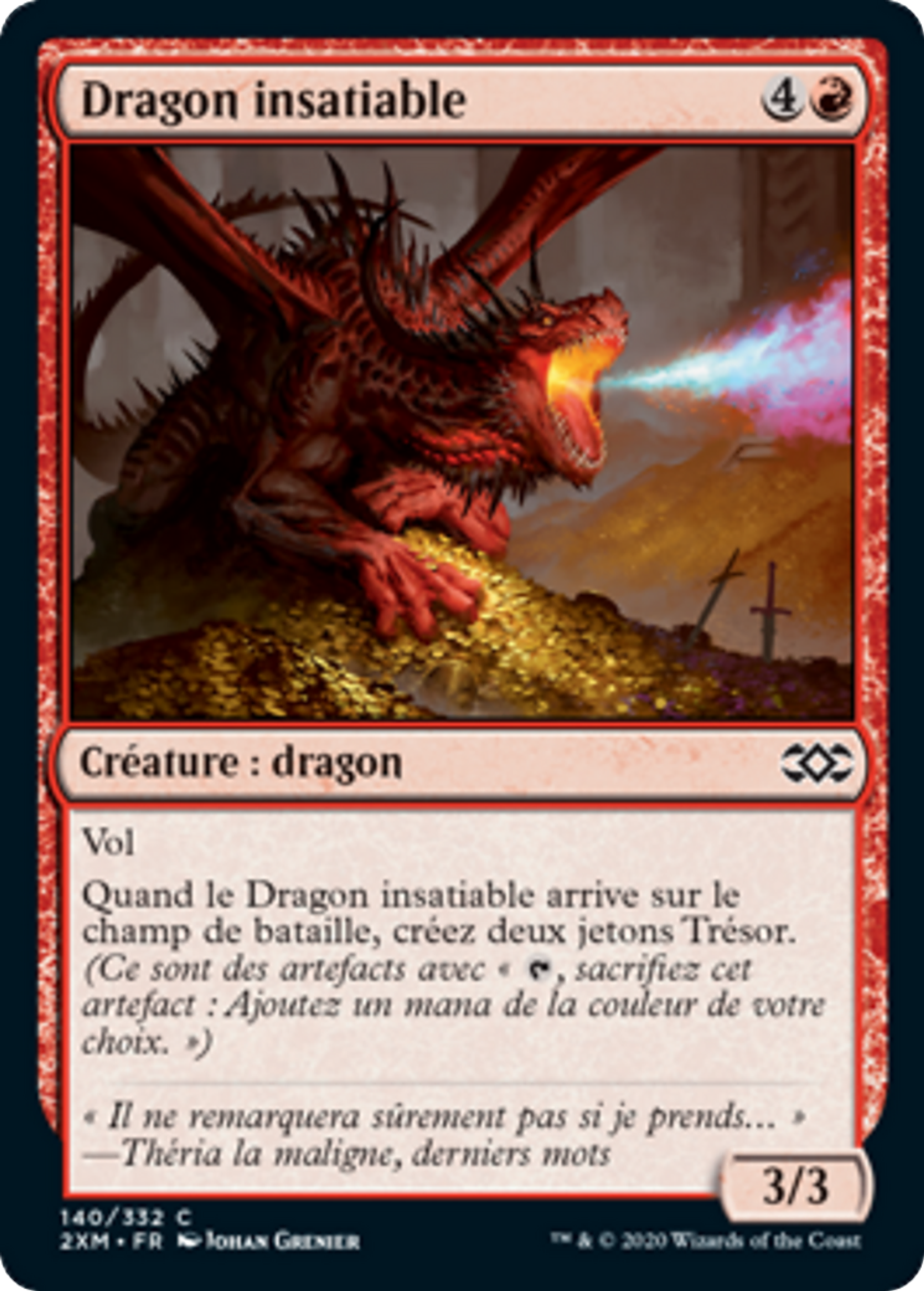 Dragon insatiable — Double Masters — Magic: The Gathering