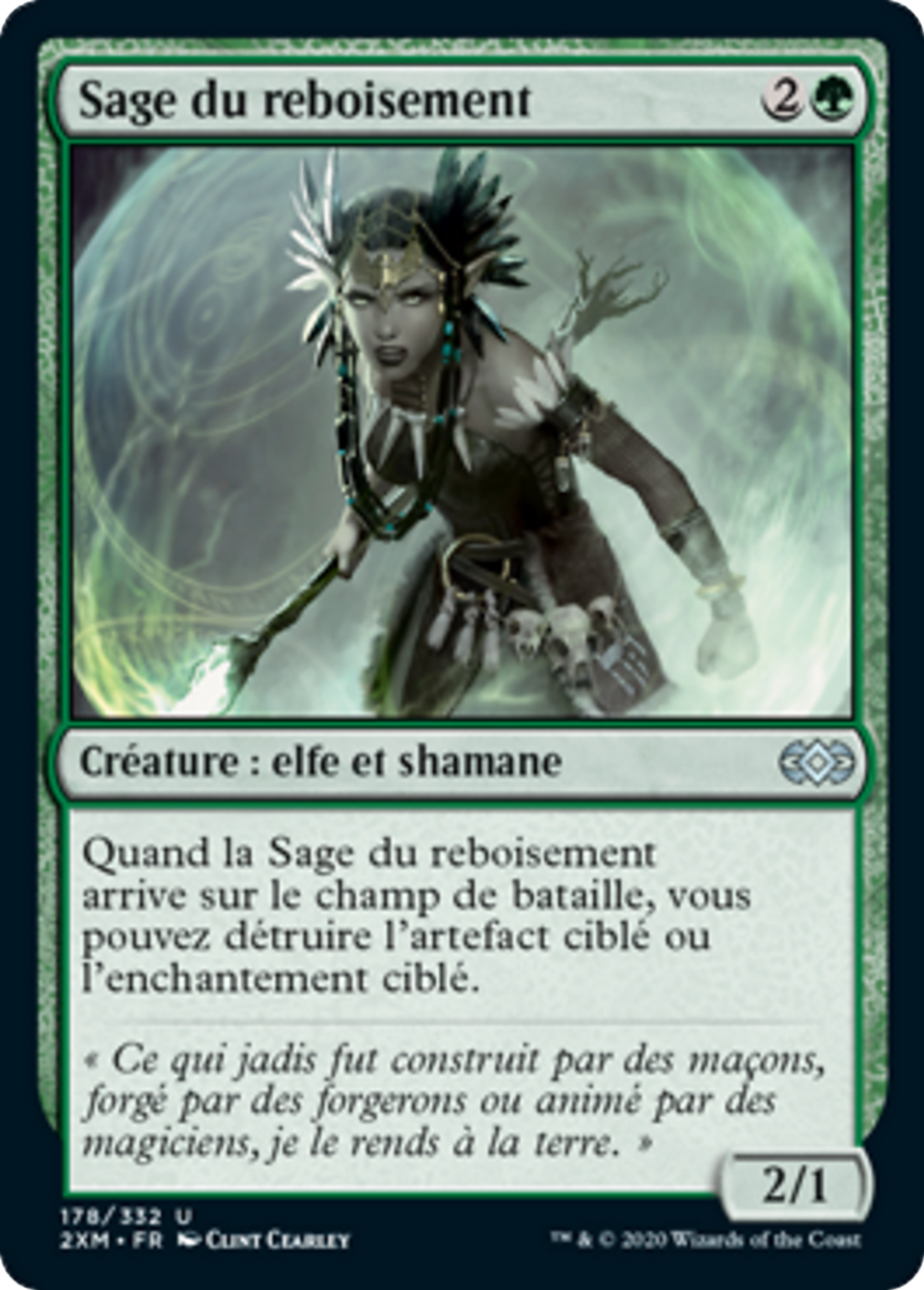 Sage du reboisement — Double Masters — Magic: The Gathering