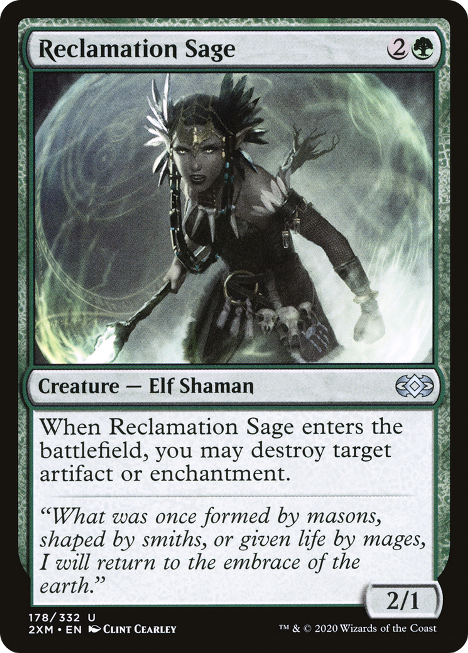 Reclamation Sage — Double Masters — Magic: The Gathering