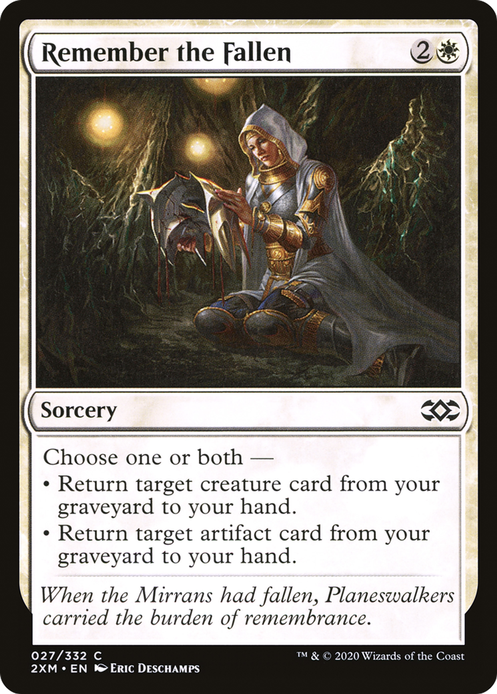 Remember the Fallen — Double Masters — Magic: The Gathering