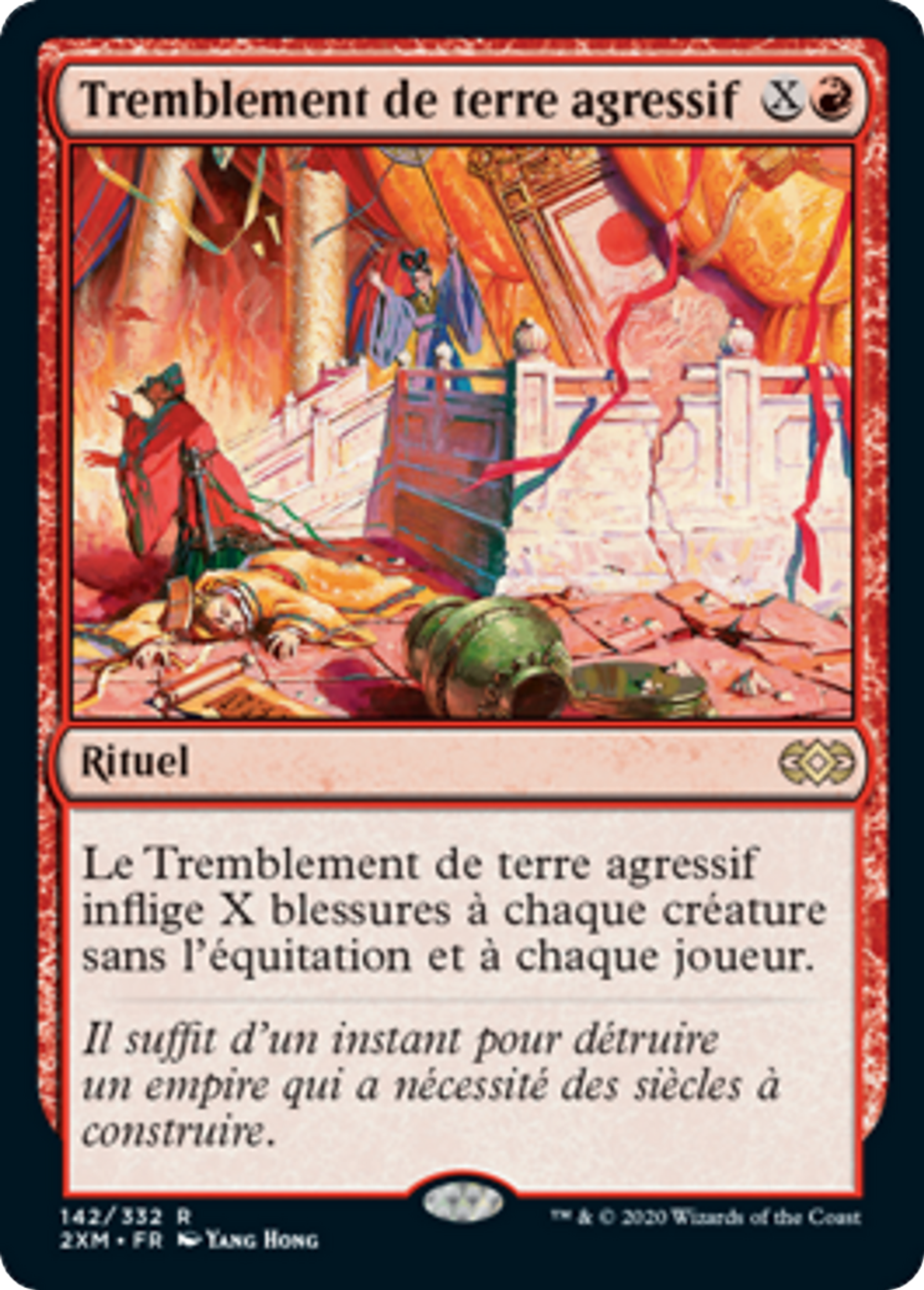 Tremblement de terre agressif — Double Masters — Magic: The Gathering