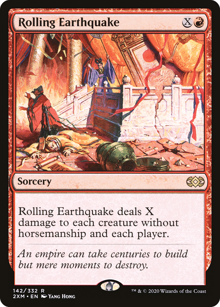 Rolling Earthquake — Double Masters — Magic: The Gathering