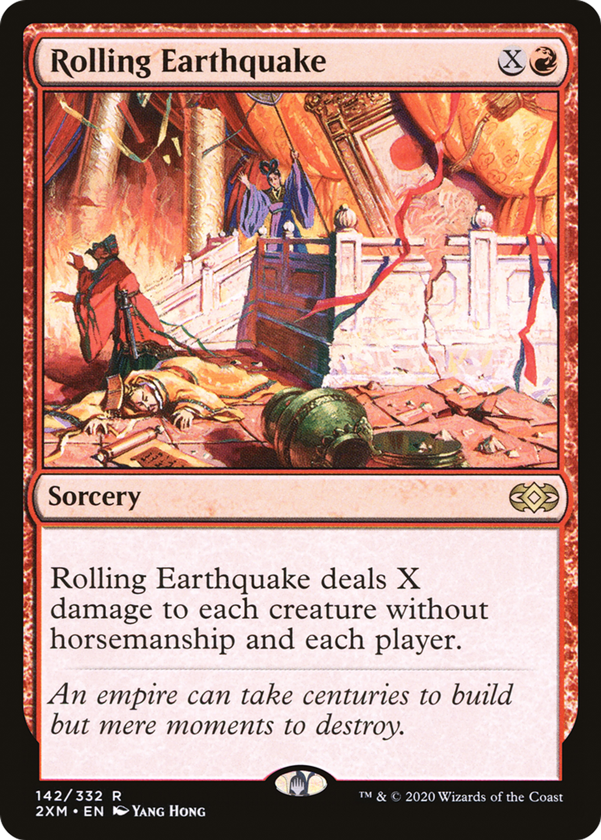 Tremblement de terre agressif — Double Masters — Magic: The Gathering