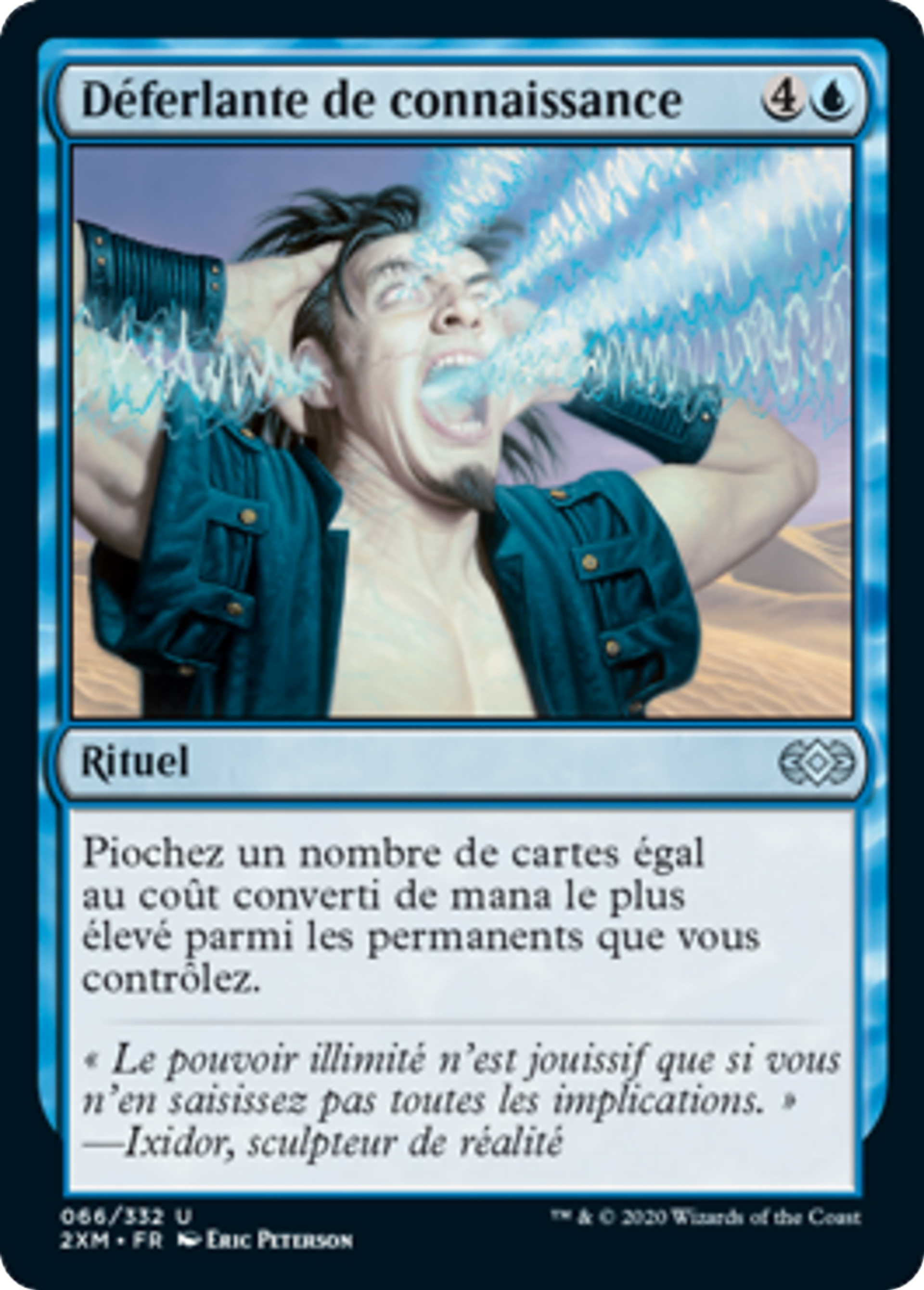 Déferlante de connaissance — Double Masters — Magic: The Gathering