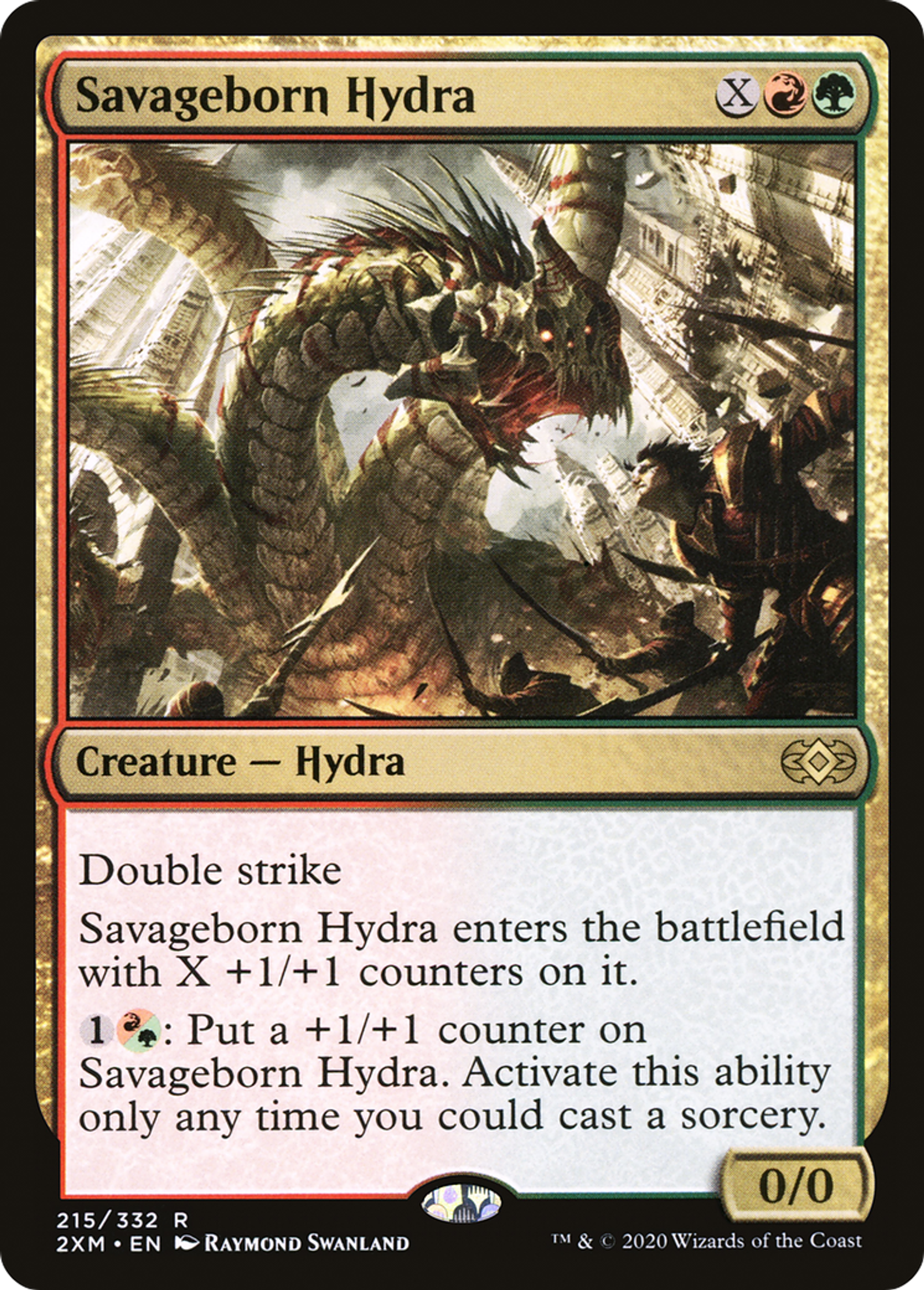 Hydre née de la sauvagerie — Double Masters — Magic: The Gathering