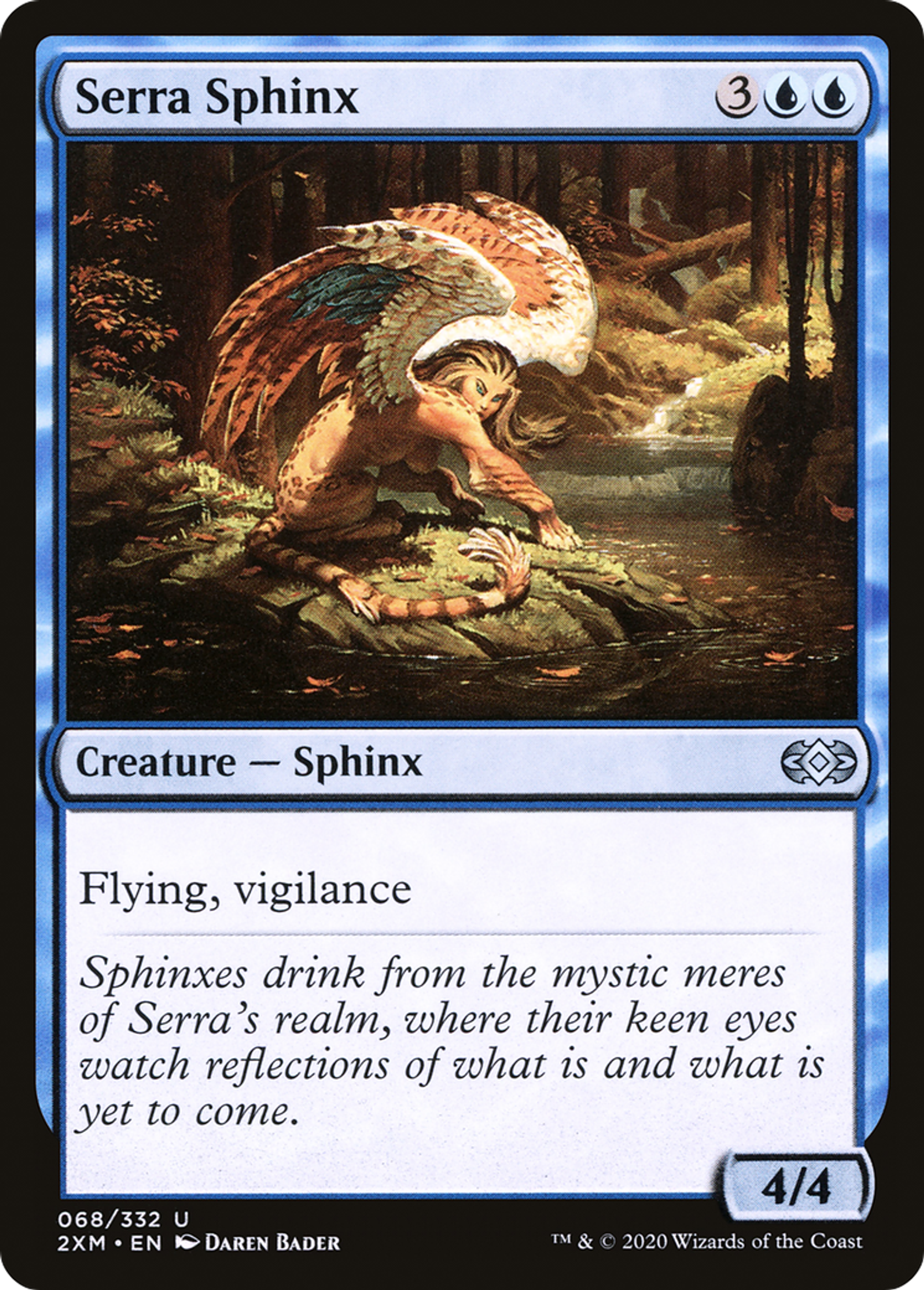 Serra Sphinx — Double Masters — Magic: The Gathering