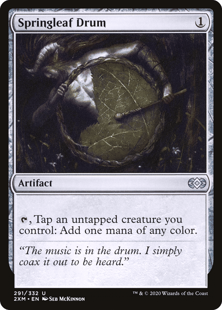 Springleaf Drum — Double Masters — Magic: The Gathering