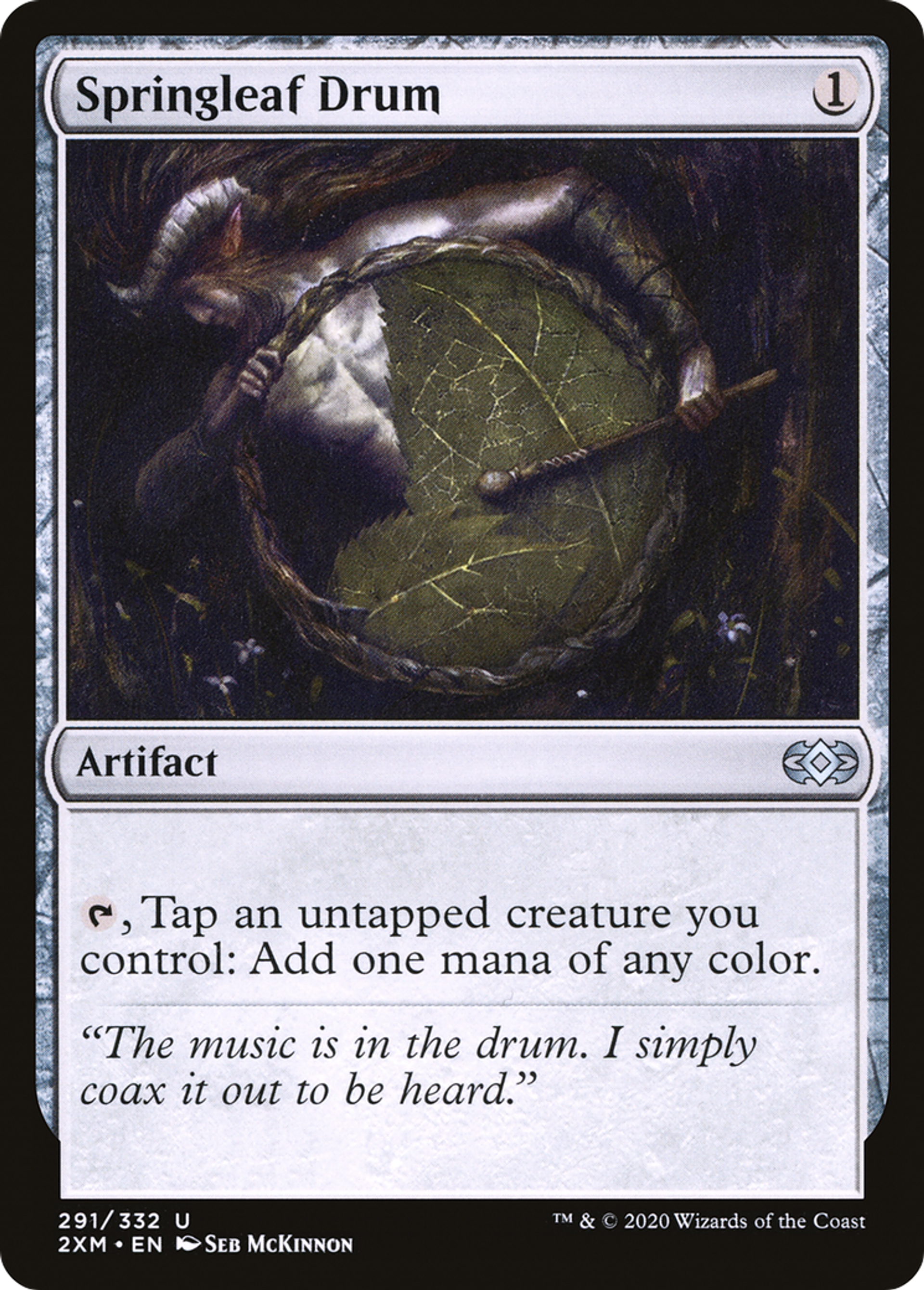 Springleaf Drum — Double Masters — Magic: The Gathering