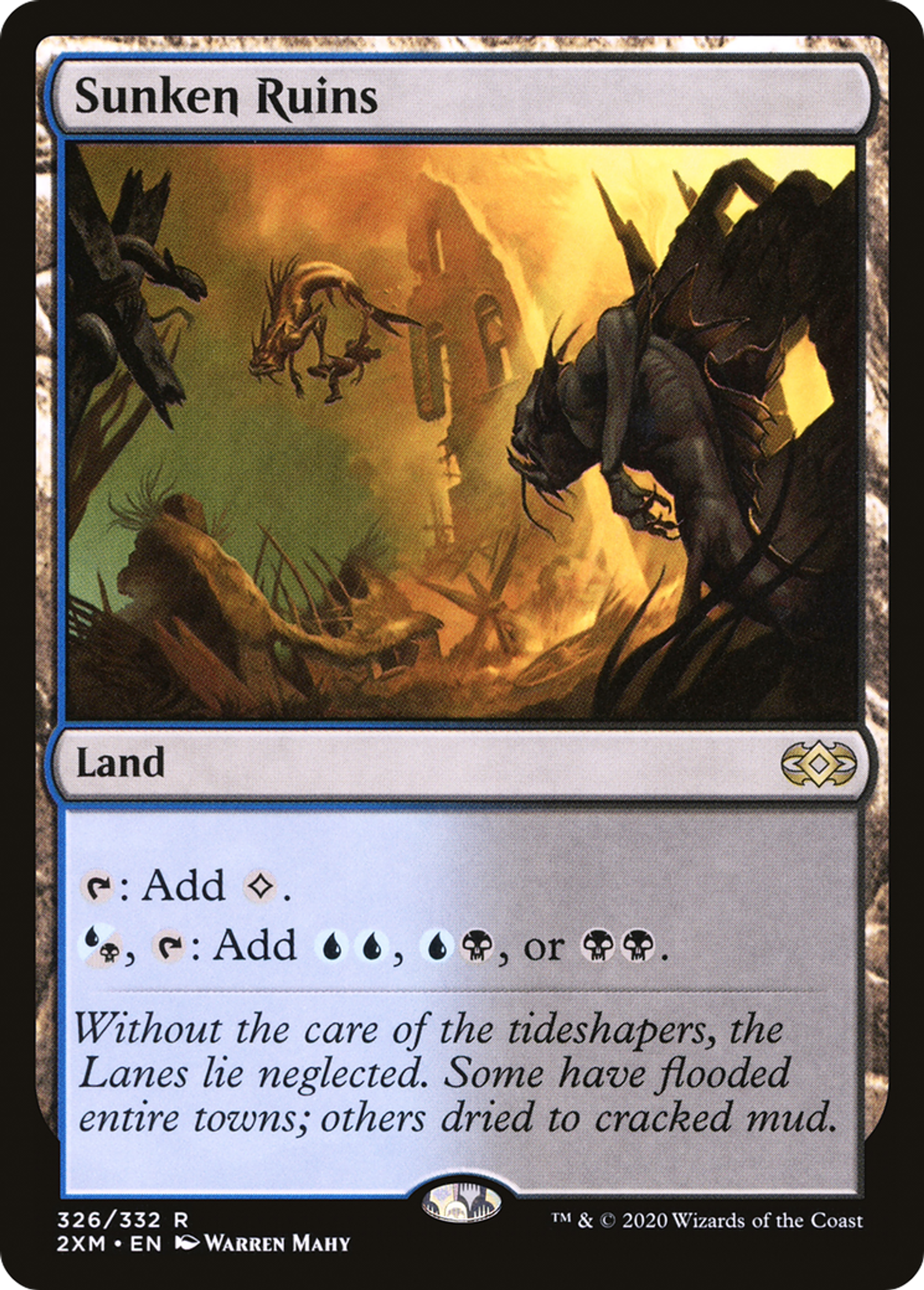 Sunken Ruins — Double Masters — Magic: The Gathering