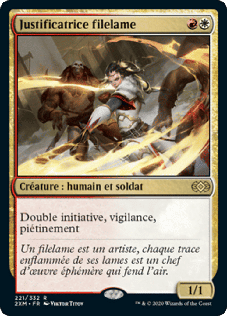 Justificatrice filelame — Double Masters — Magic: The Gathering