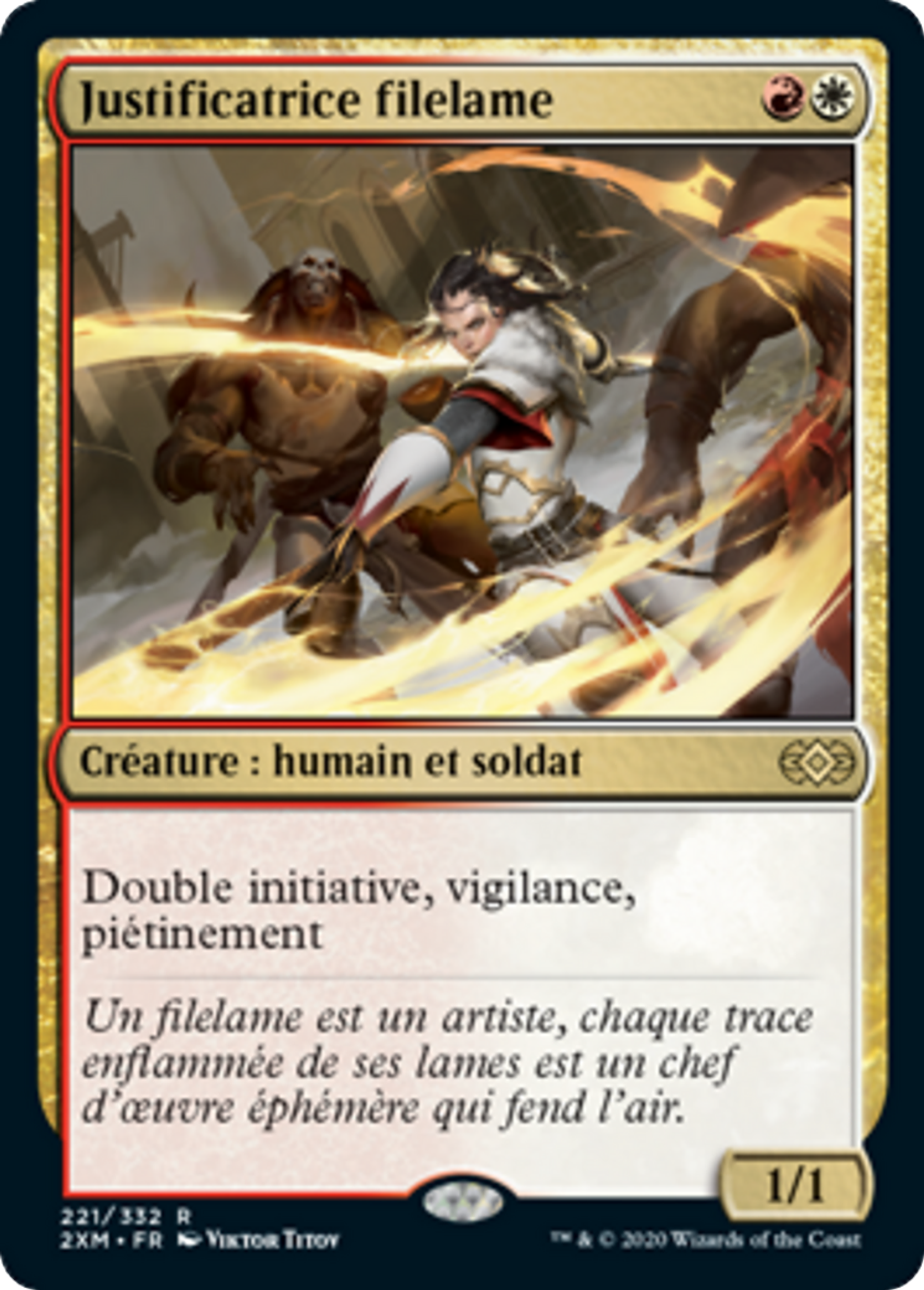 Justificatrice filelame — Double Masters — Magic: The Gathering