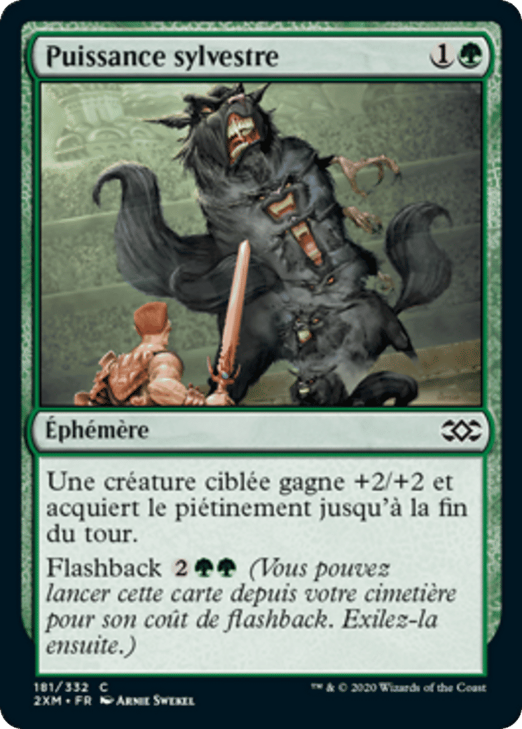 Puissance sylvestre — Double Masters — Magic: The Gathering