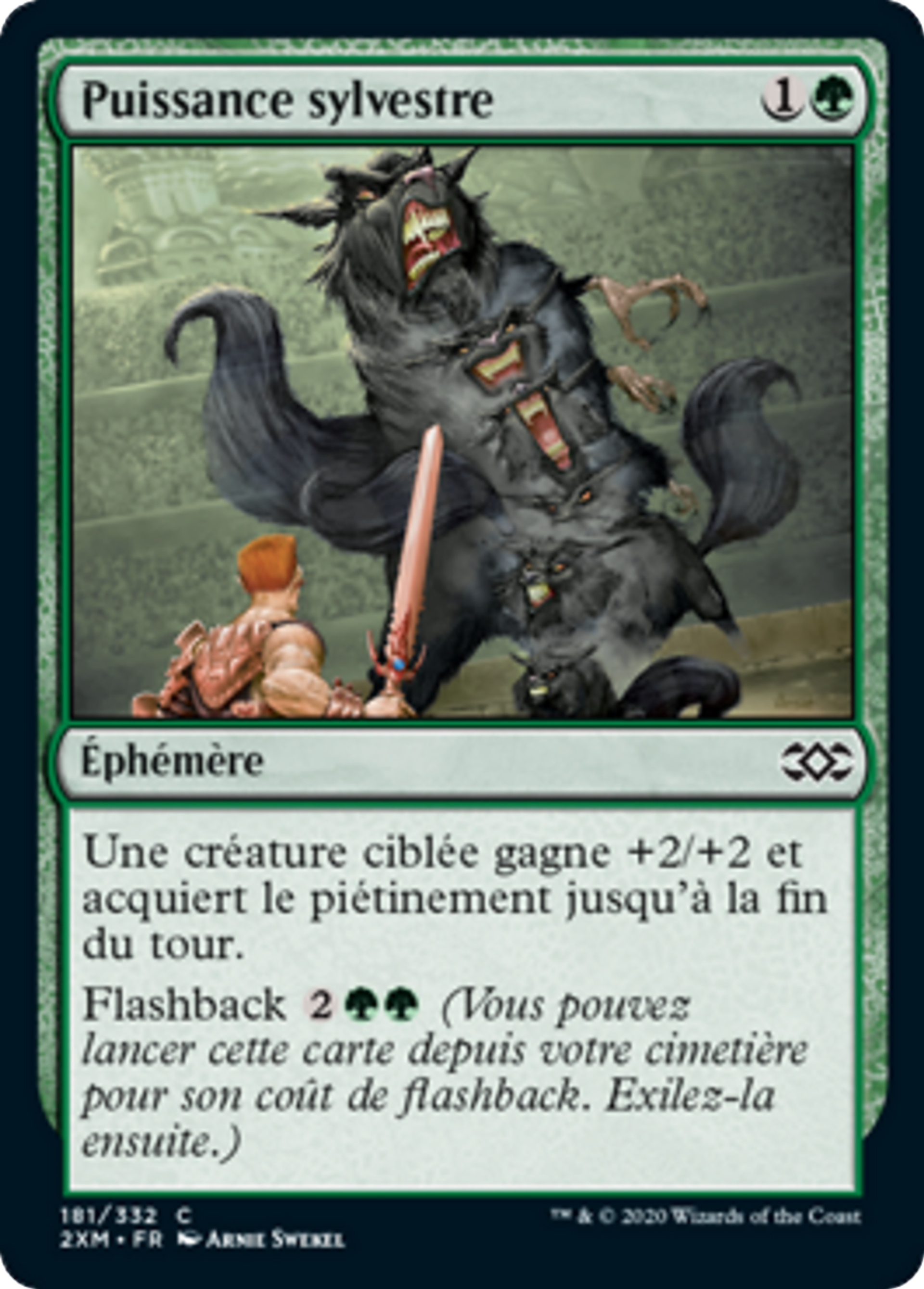 Puissance sylvestre — Double Masters — Magic: The Gathering