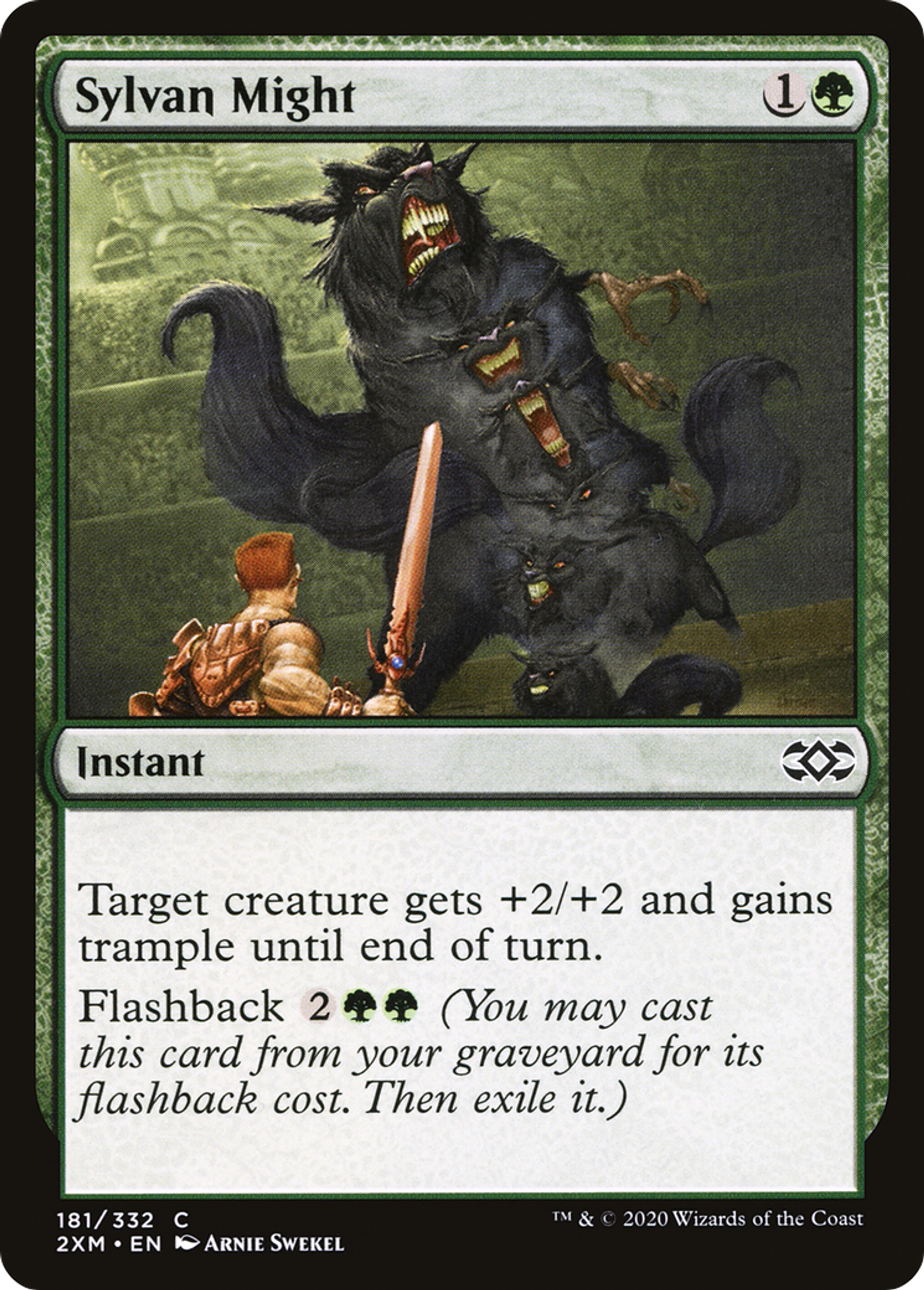 Sylvan Might — Double Masters — Magic: The Gathering