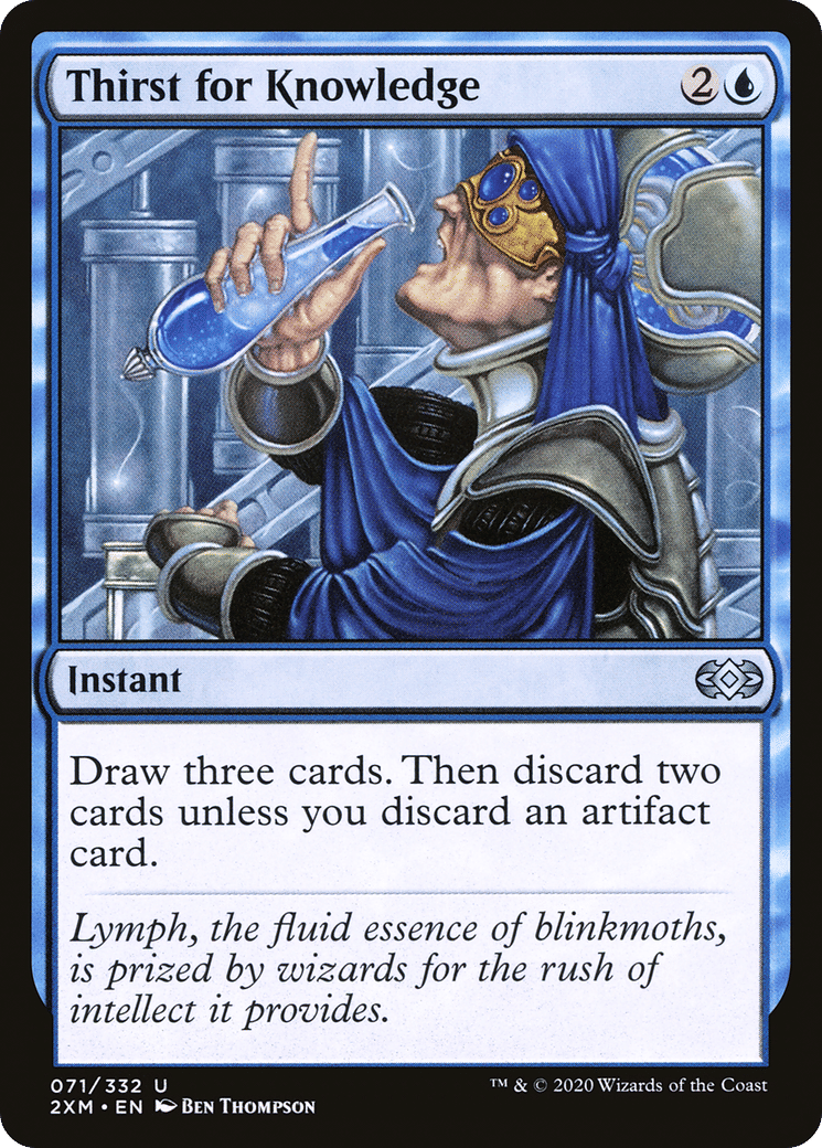 Thirst for Knowledge — Double Masters — Magic: The Gathering