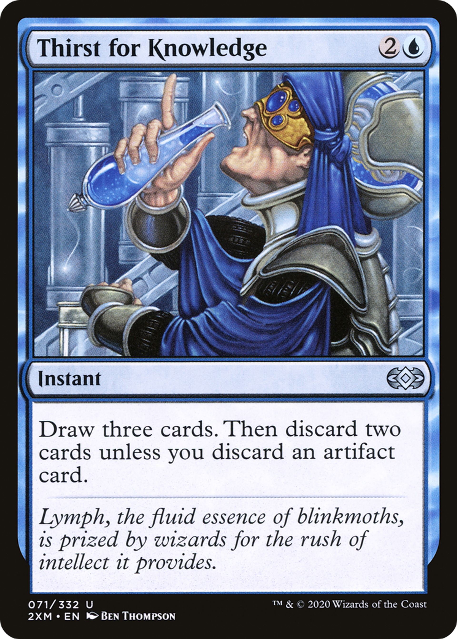 Thirst for Knowledge — Double Masters — Magic: The Gathering