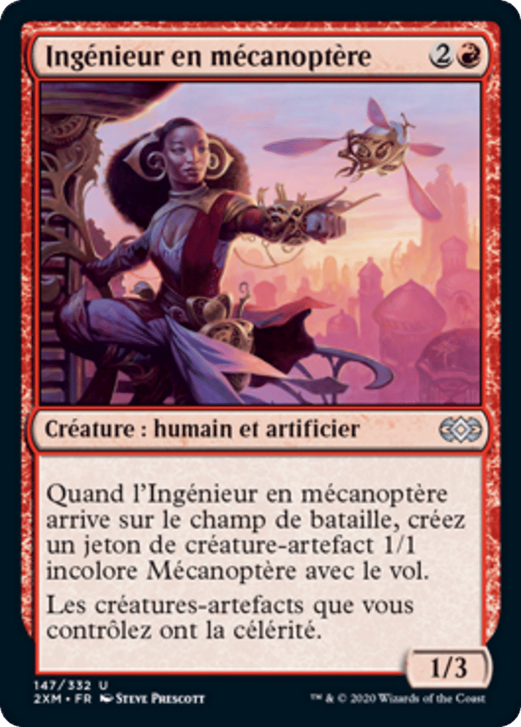 Ingénieur en mécanoptère — Double Masters — Magic: The Gathering