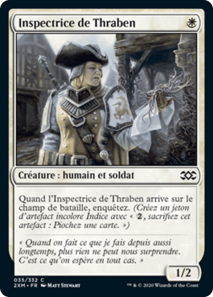 Inspectrice de Thraben — Double Masters — Magic: The Gathering