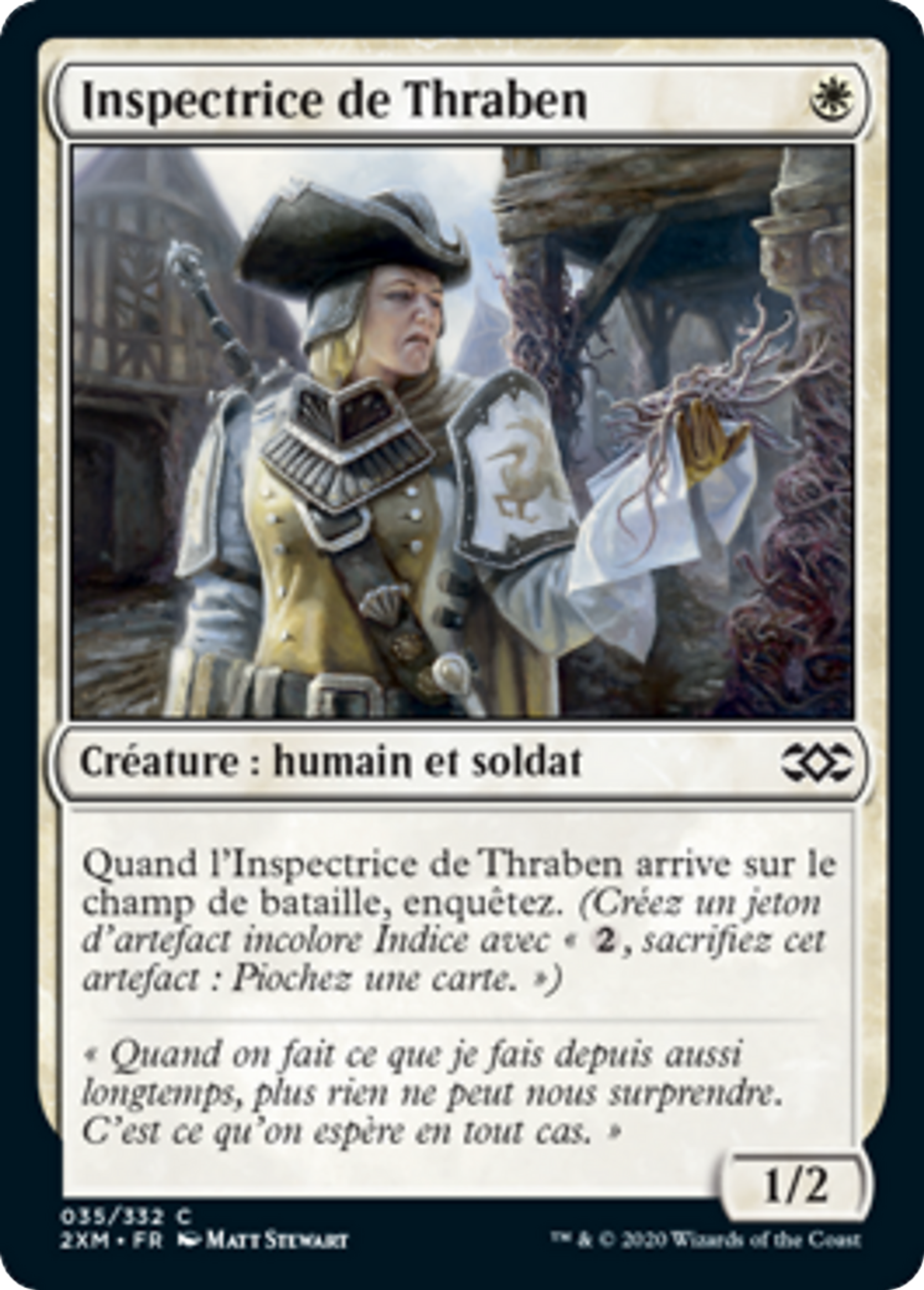 Inspectrice de Thraben — Double Masters — Magic: The Gathering