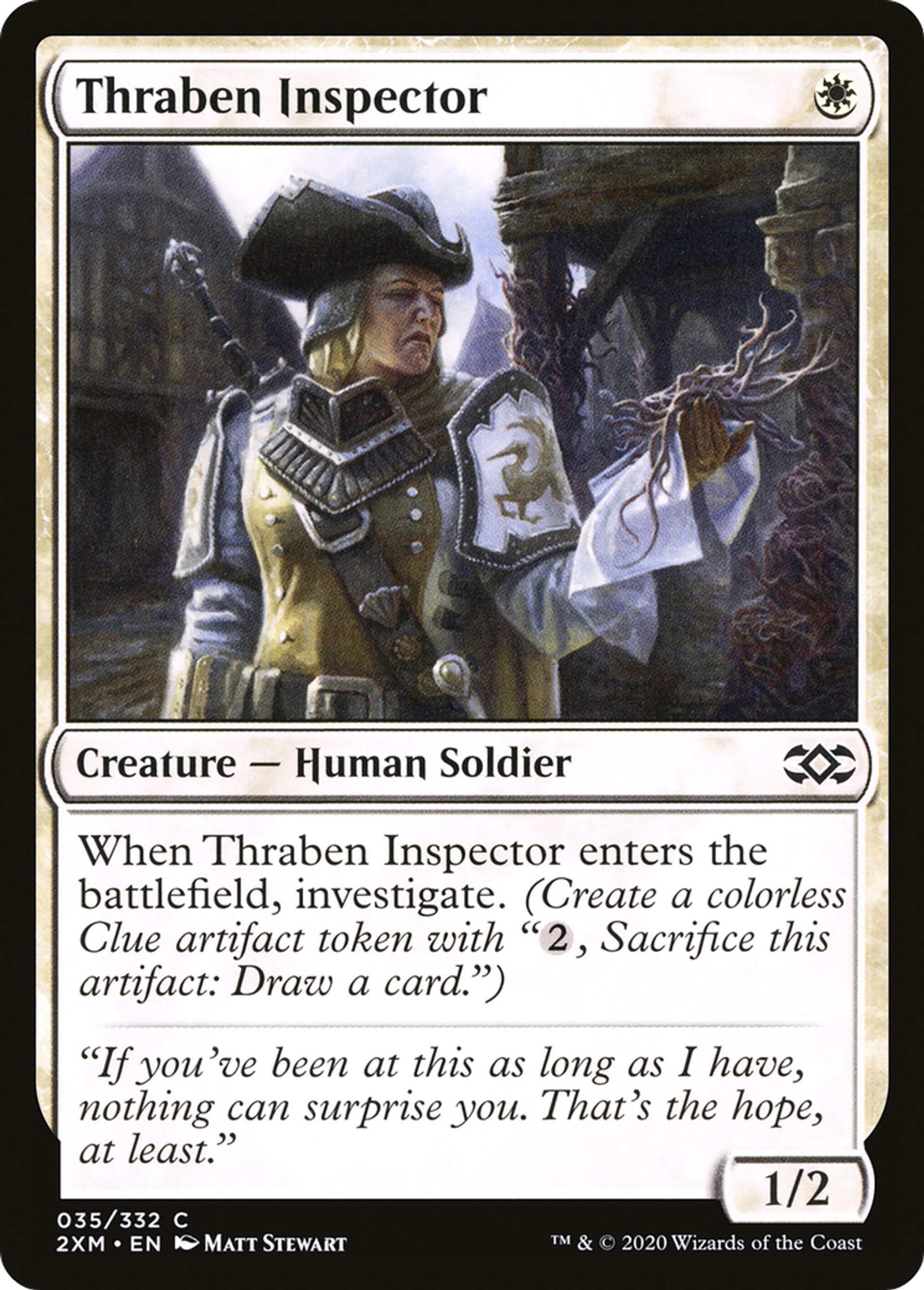 Thraben Inspector — Double Masters — Magic: The Gathering