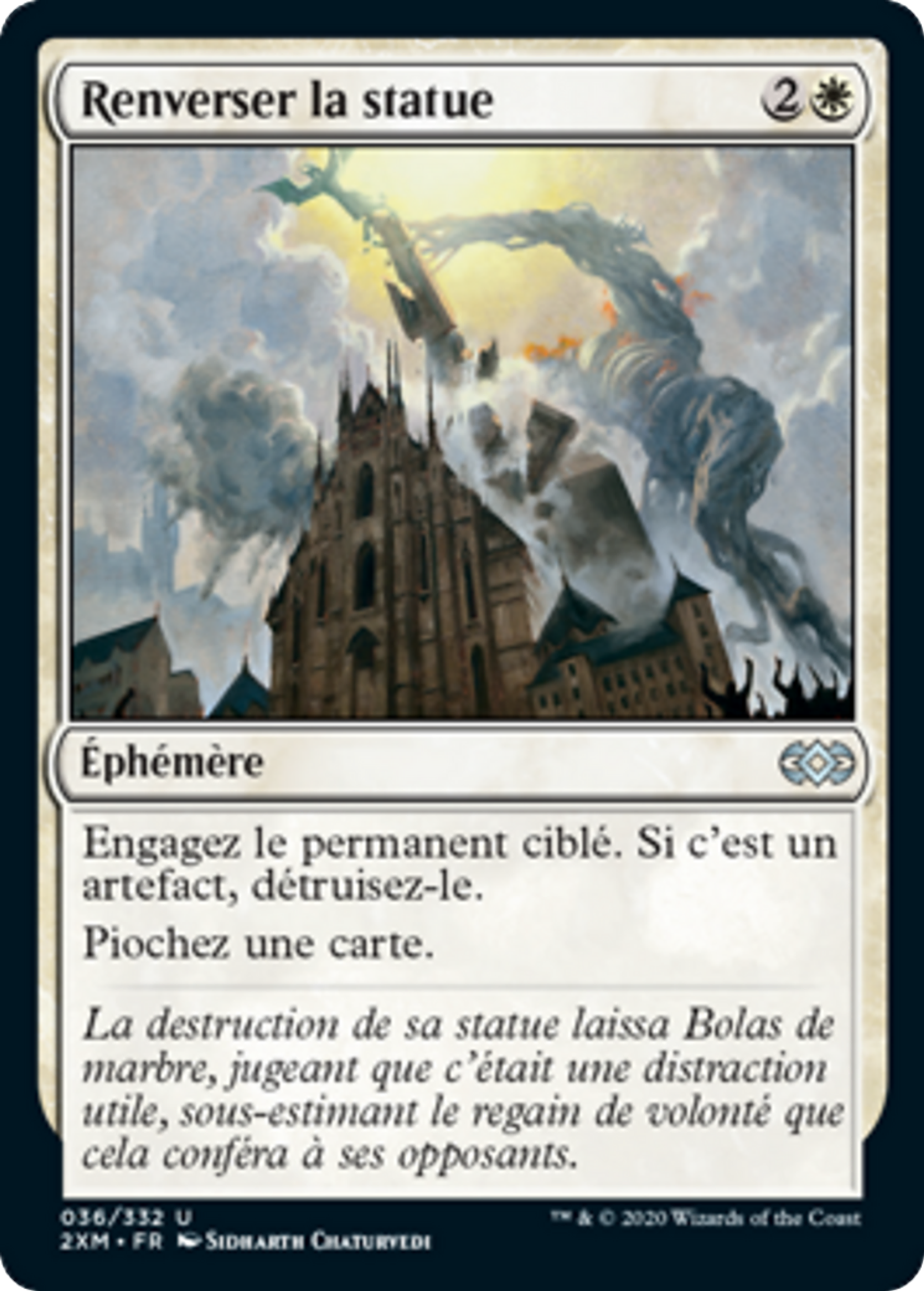 Renverser la statue — Double Masters — Magic: The Gathering
