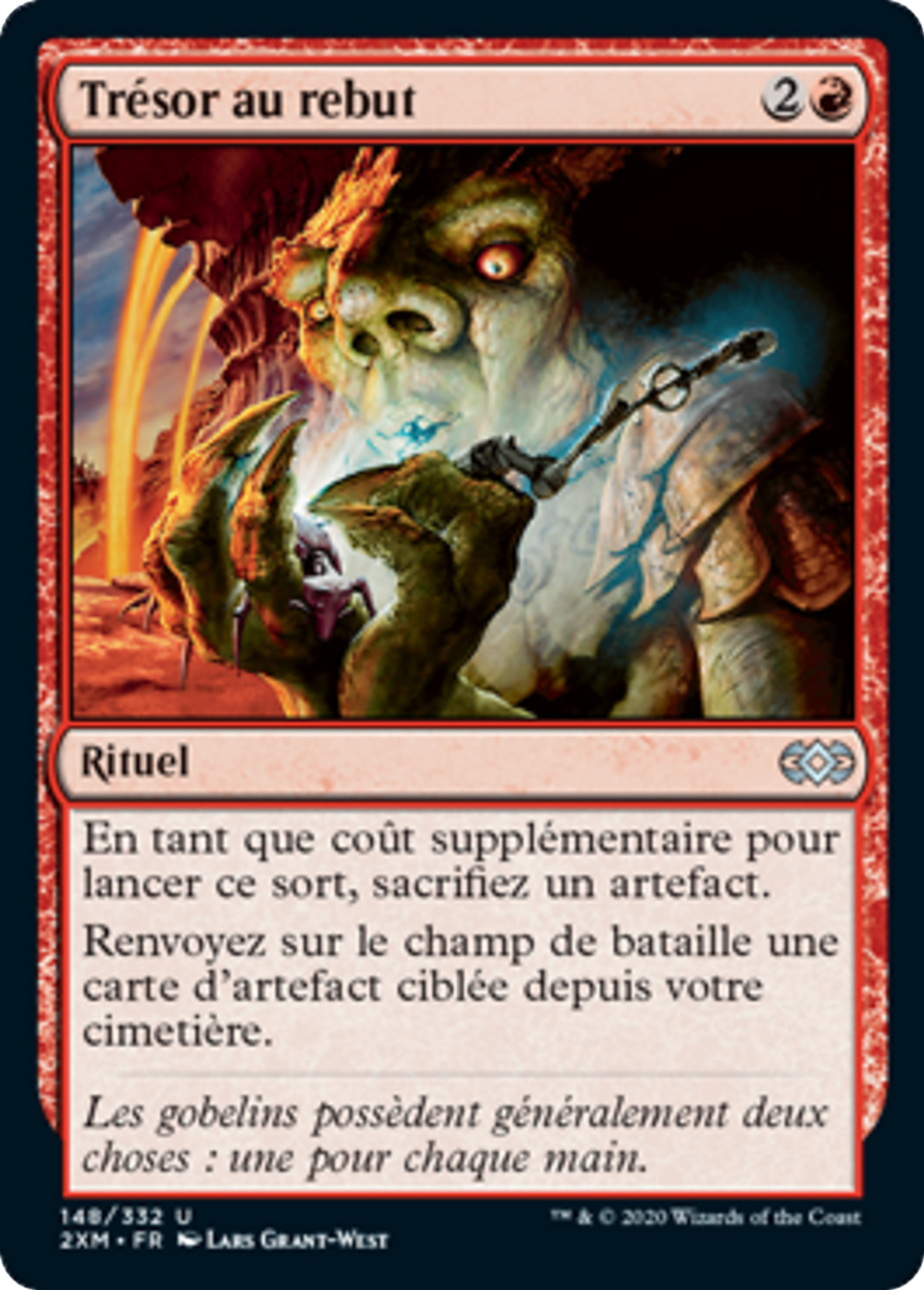 Trésor au rebut — Double Masters — Magic: The Gathering