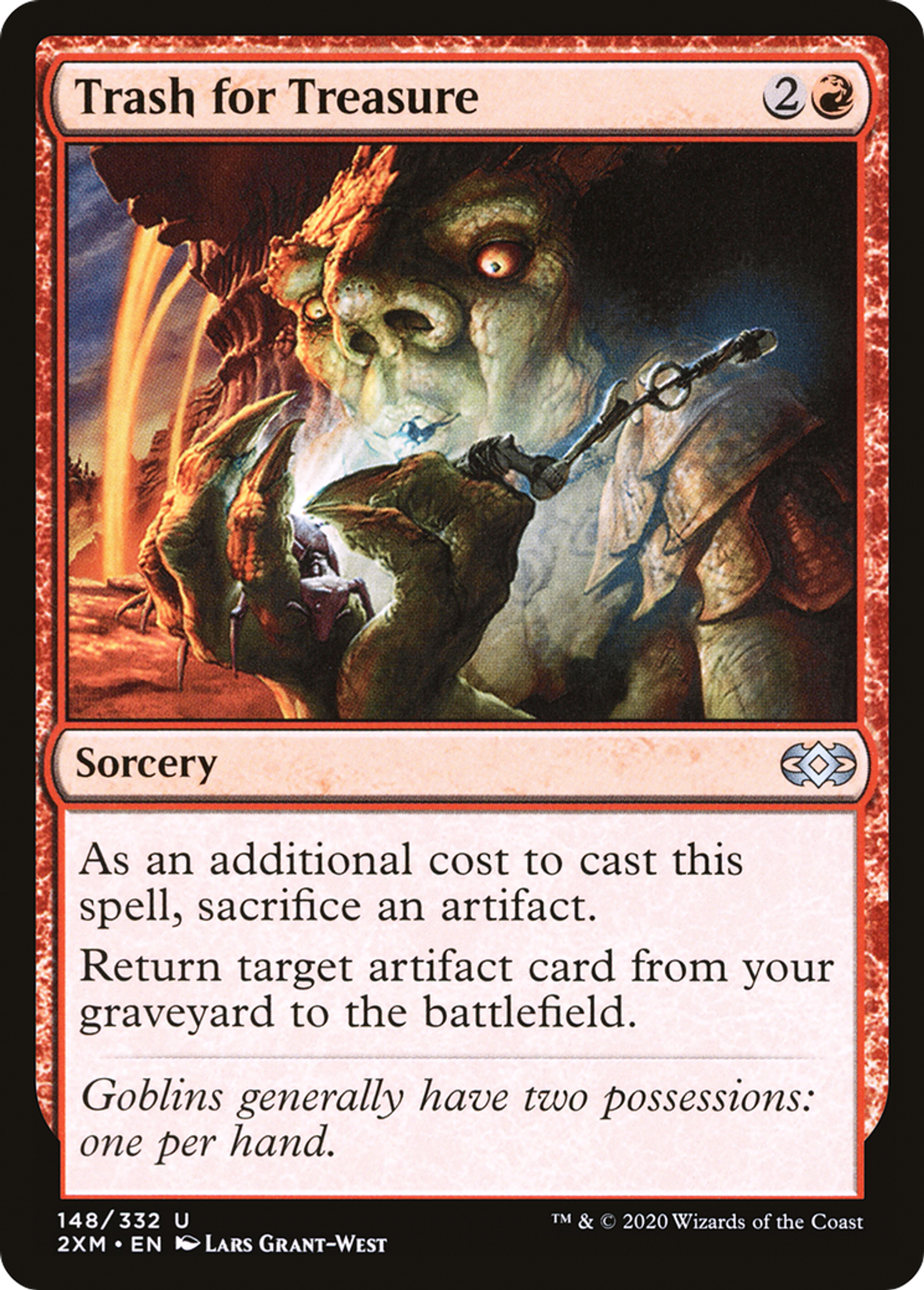 Trash for Treasure — Double Masters — Magic: The Gathering