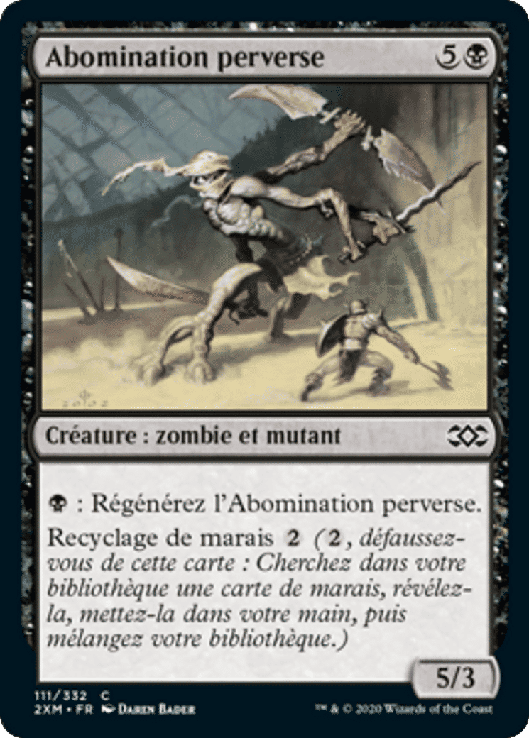 Abomination perverse — Double Masters — Magic: The Gathering