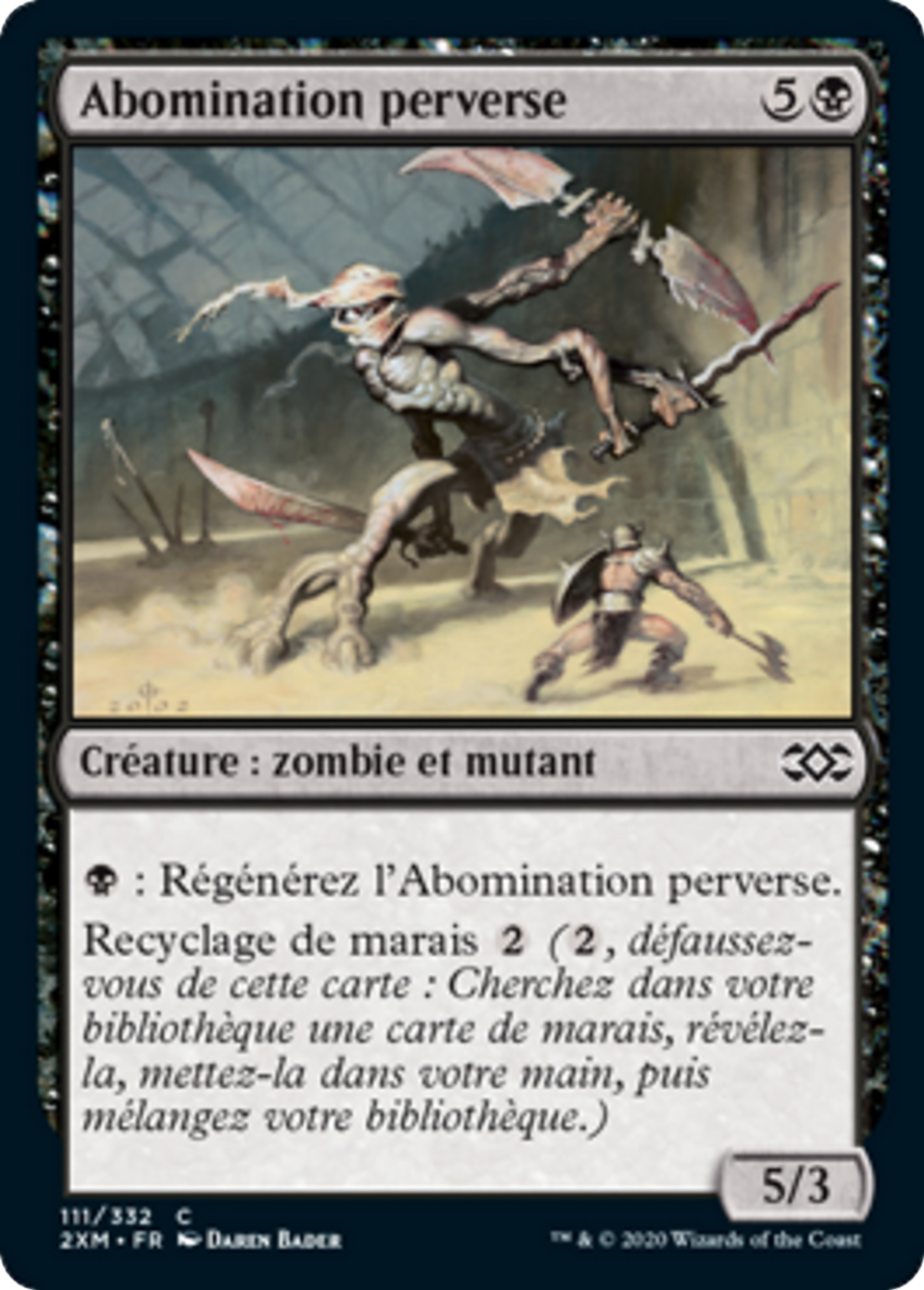 Abomination perverse — Double Masters — Magic: The Gathering