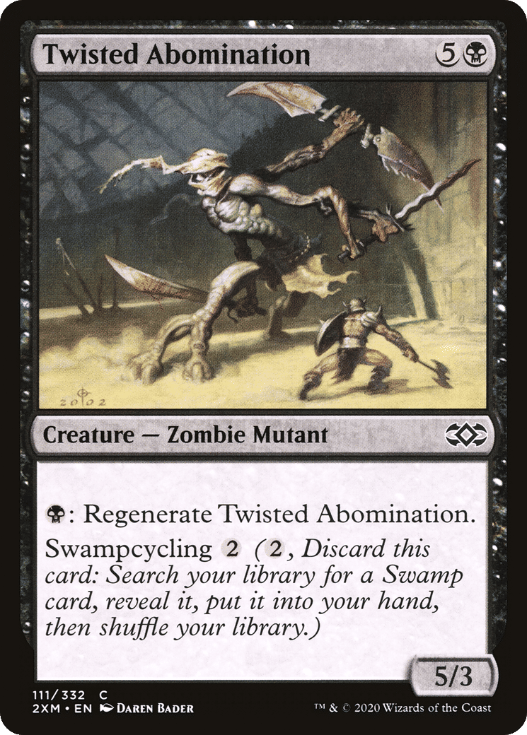 Twisted Abomination — Double Masters — Magic: The Gathering