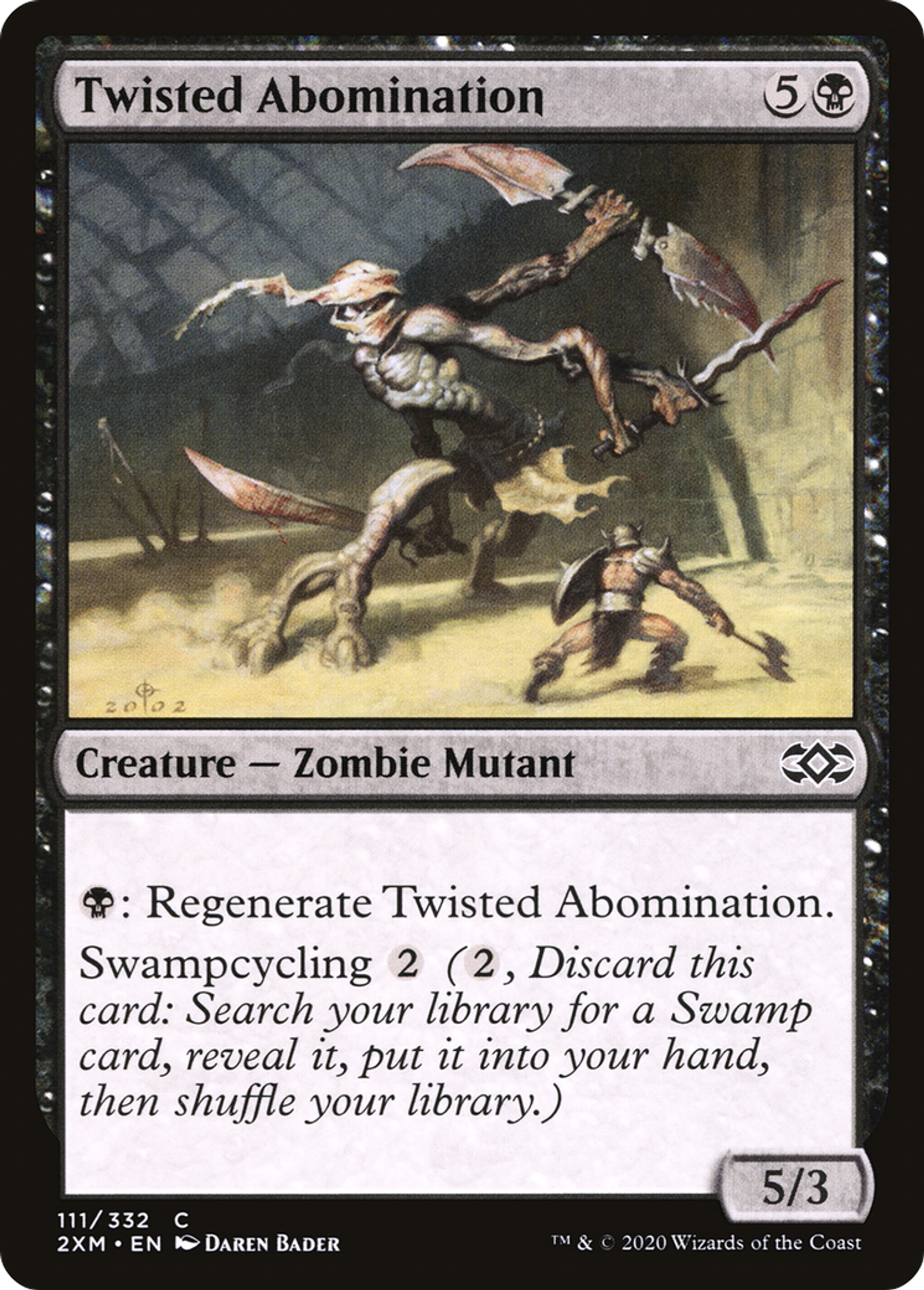 Twisted Abomination — Double Masters — Magic: The Gathering