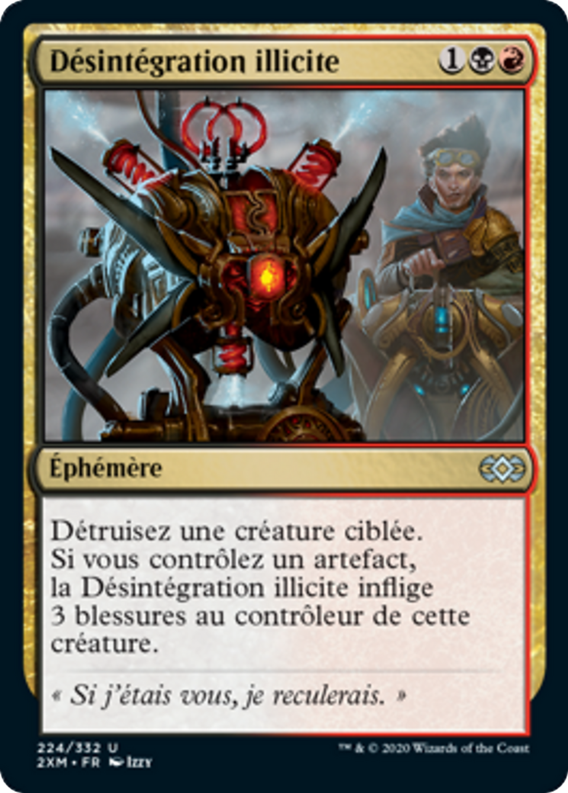Désintégration illicite — Double Masters — Magic: The Gathering