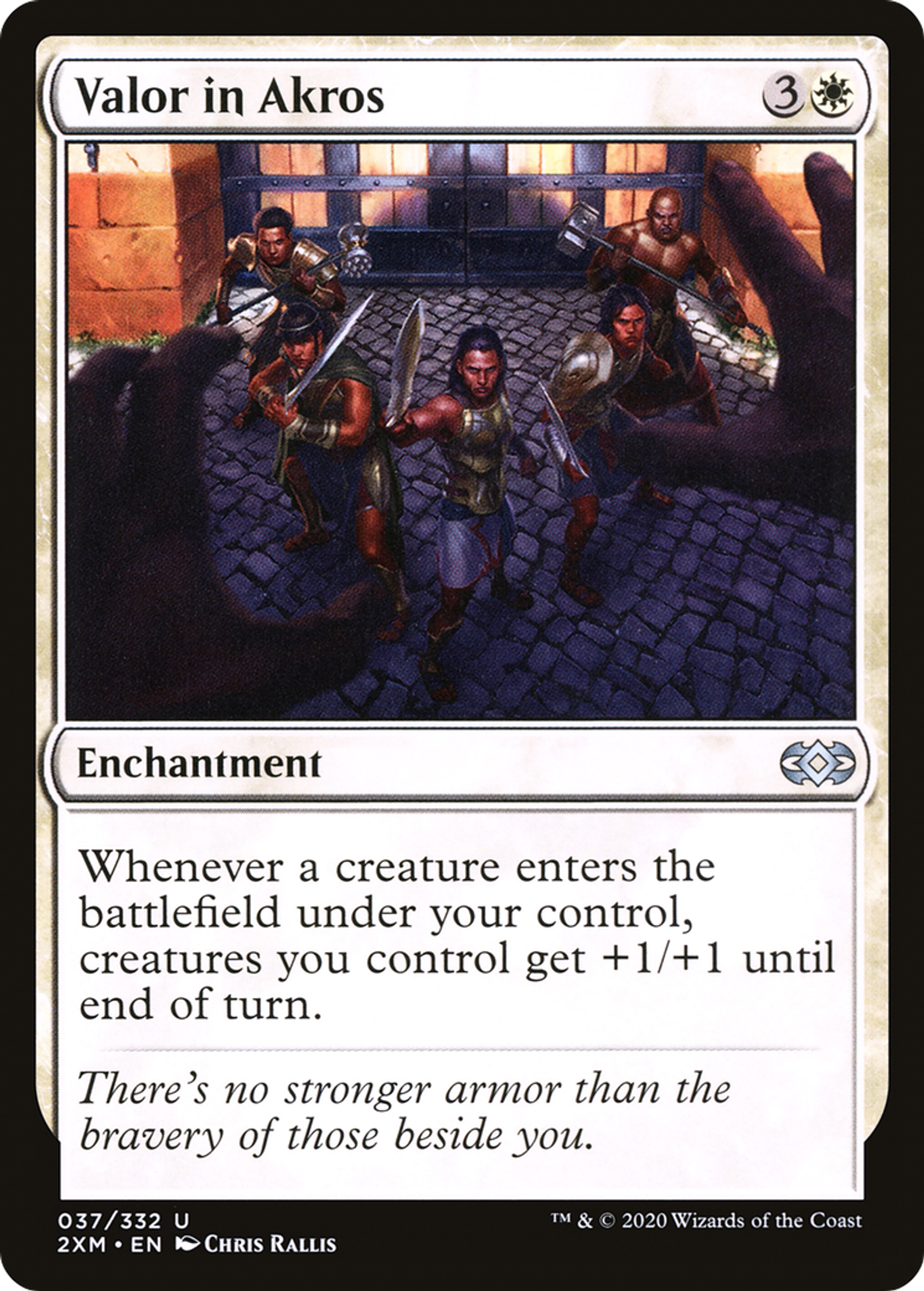 Valor in Akros — Double Masters — Magic: The Gathering