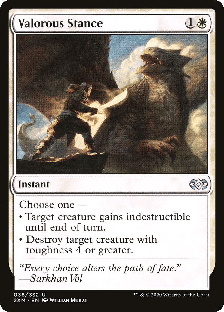 Valorous Stance — Double Masters — Magic: The Gathering