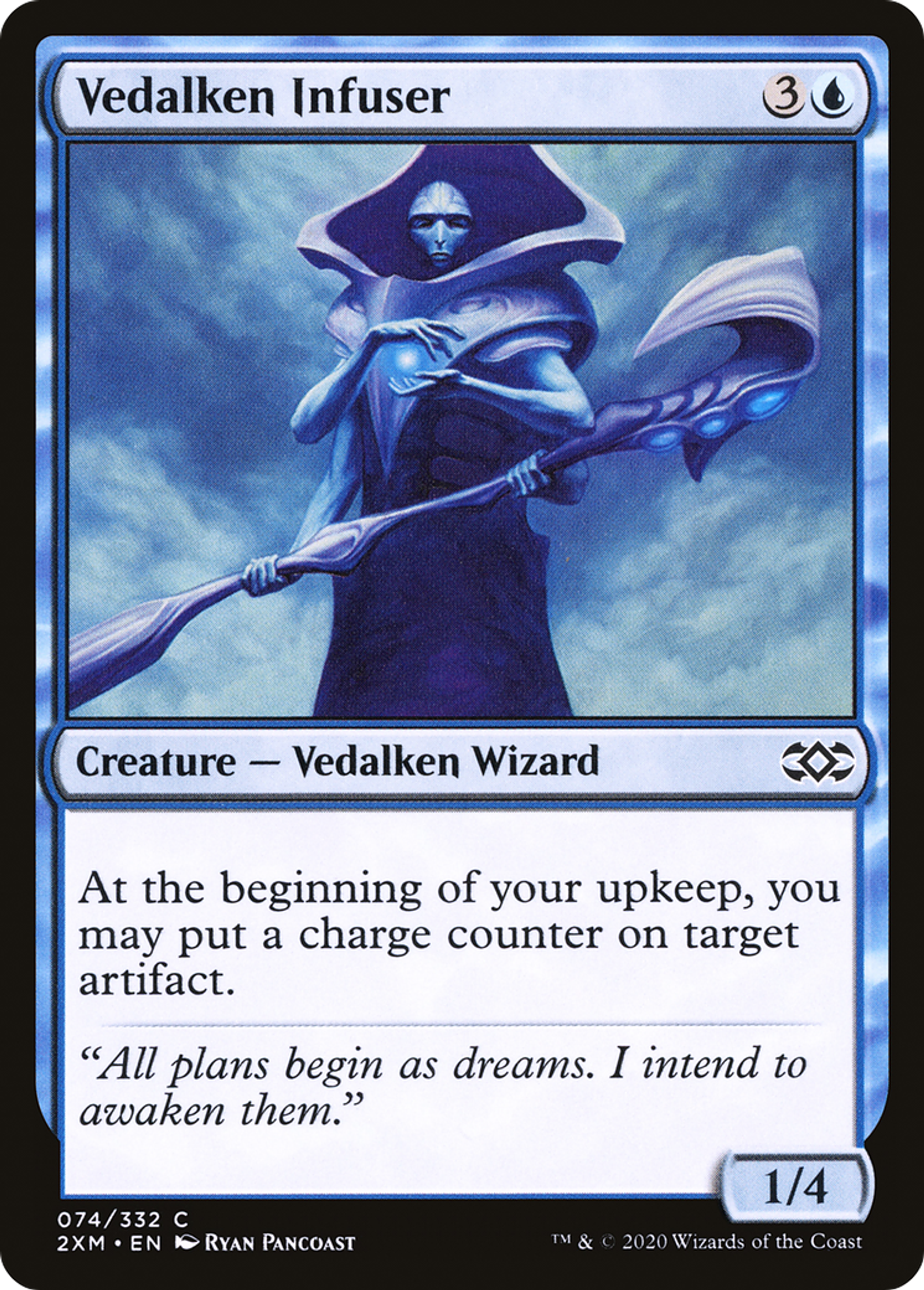 Vedalken Infuser — Double Masters — Magic: The Gathering