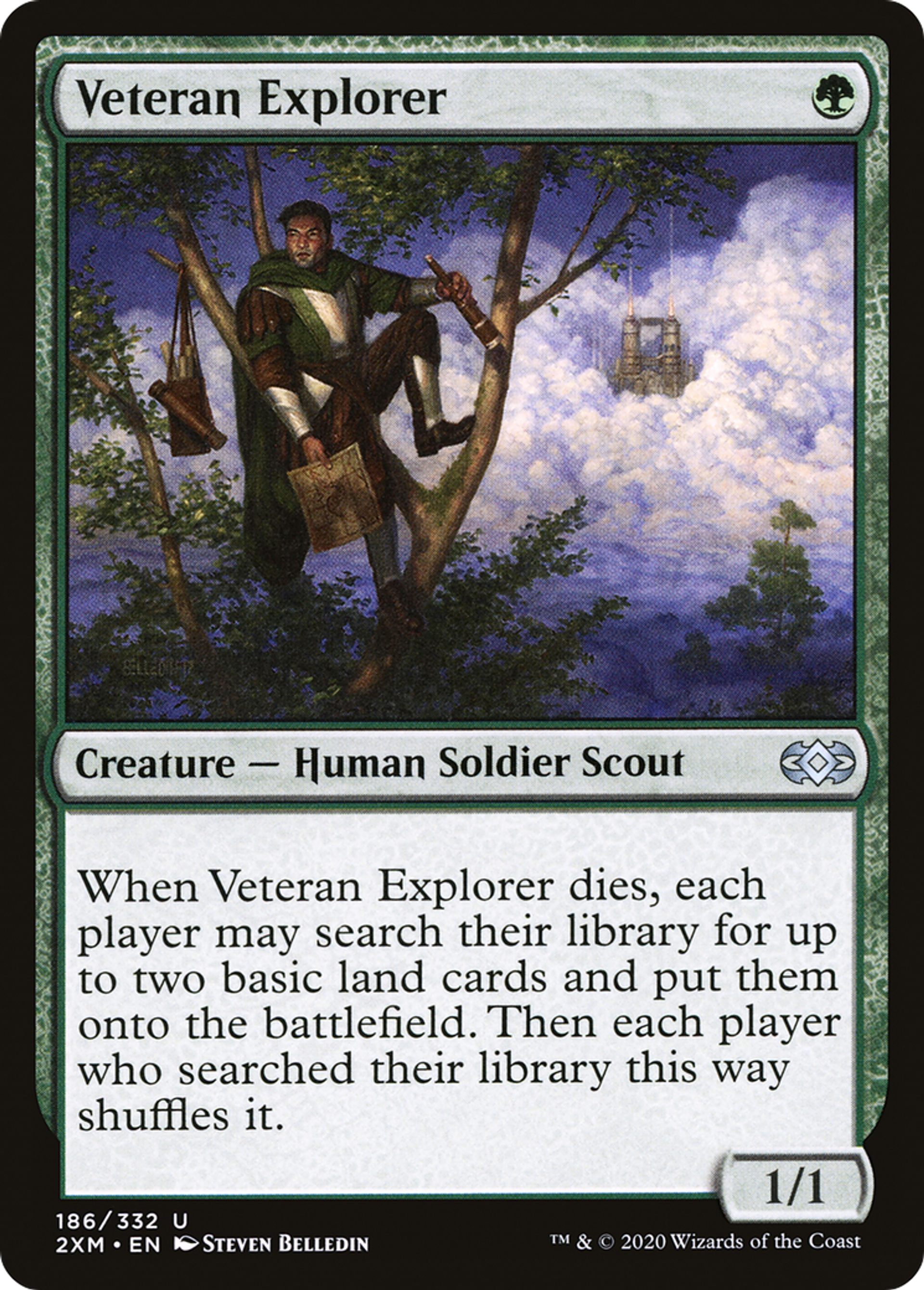 Veteran Explorer — Double Masters — Magic: The Gathering