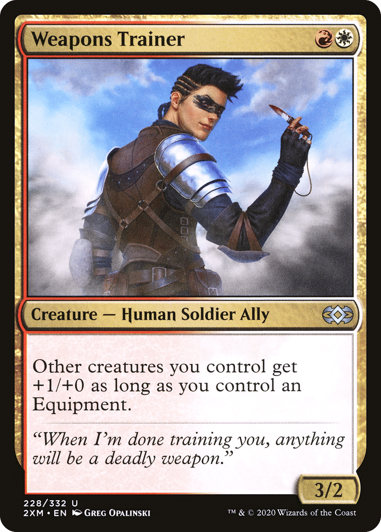Weapons Trainer — Double Masters — Magic: The Gathering