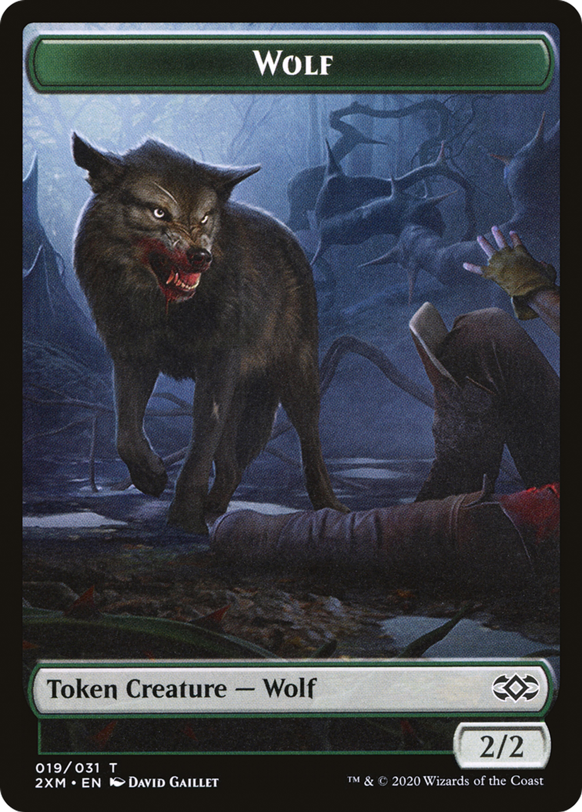 Wolf — Double Masters — Magic: The Gathering