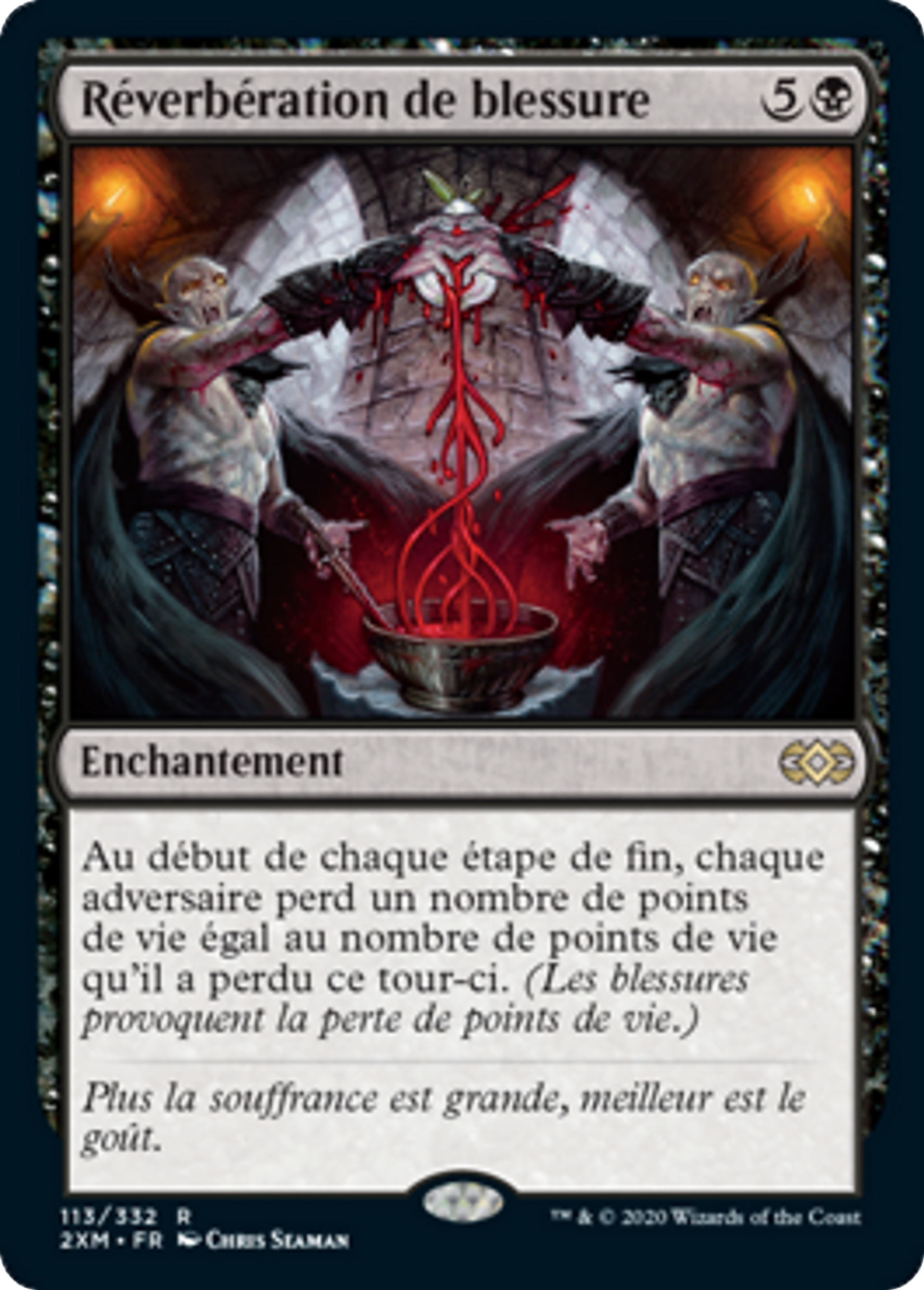 Réverbération de blessure — Double Masters — Magic: The Gathering