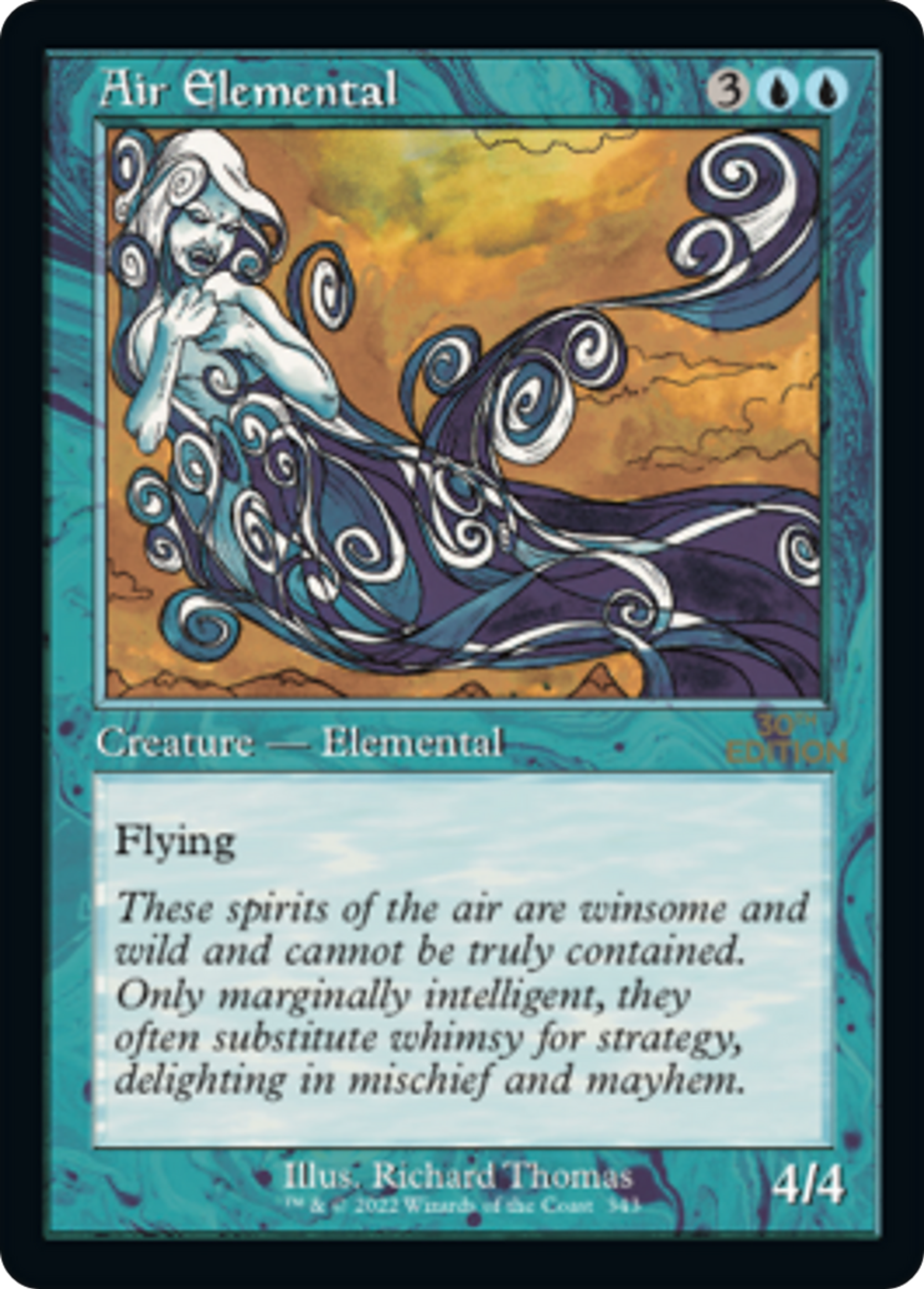 Élémental d'air — 30th Anniversary Edition — Magic: The Gathering