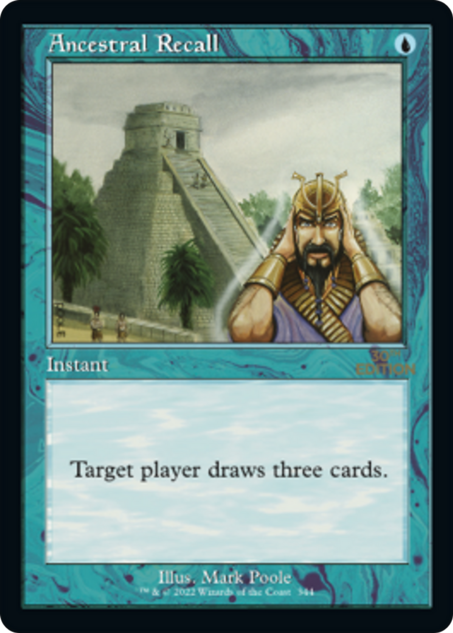 Ancestral Recall — 30th Anniversary Edition — Magic: The Gathering