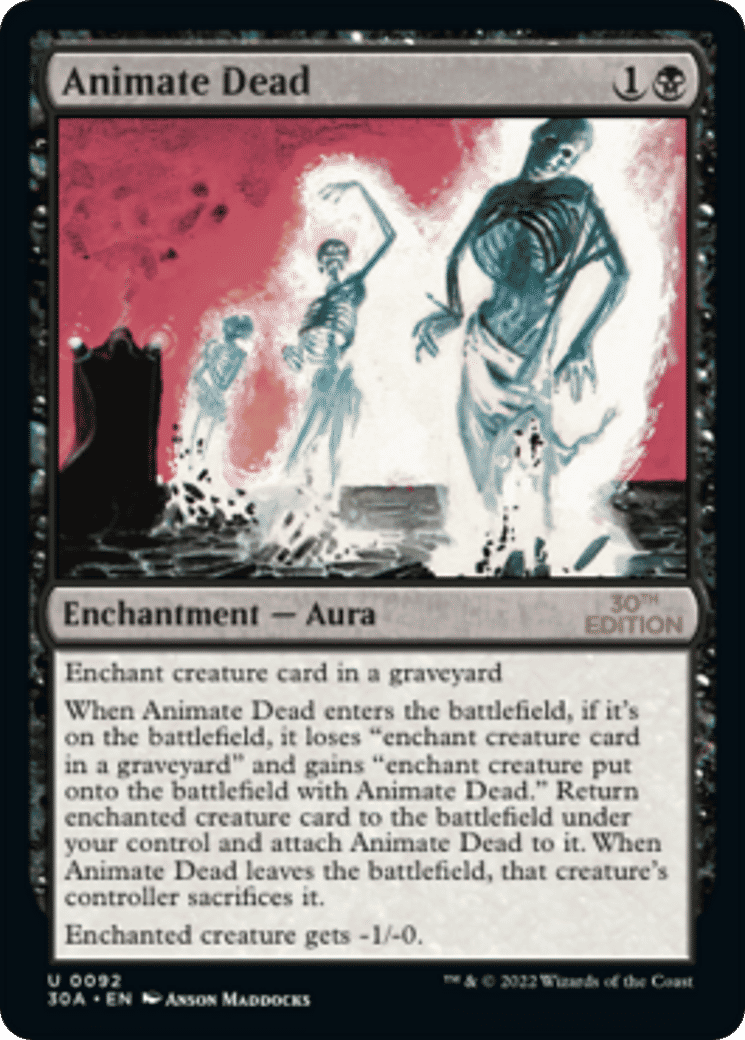 Animate Dead — 30th Anniversary Edition — Magic: The Gathering
