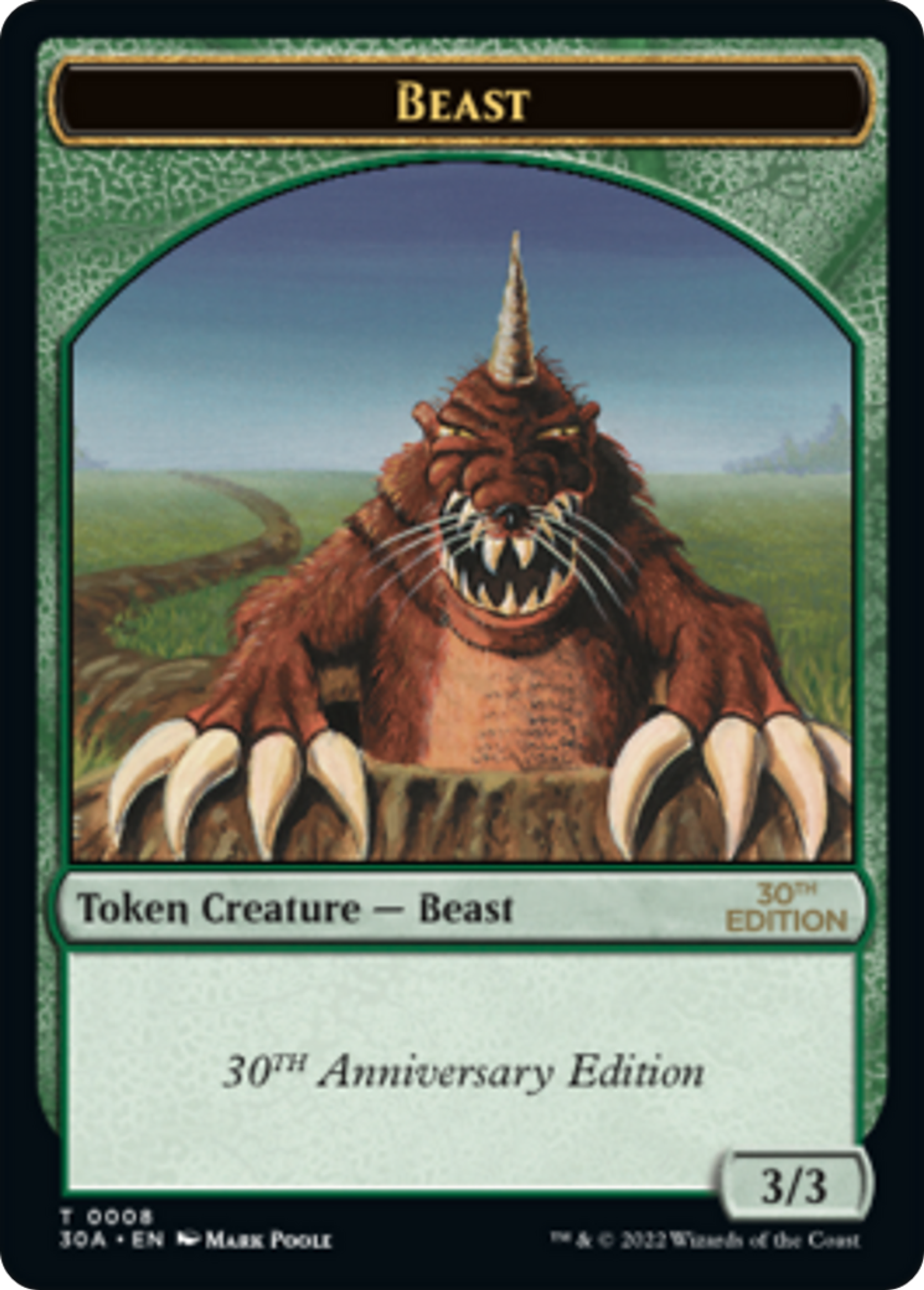 Beast — 30th Anniversary Edition — Magic: The Gathering