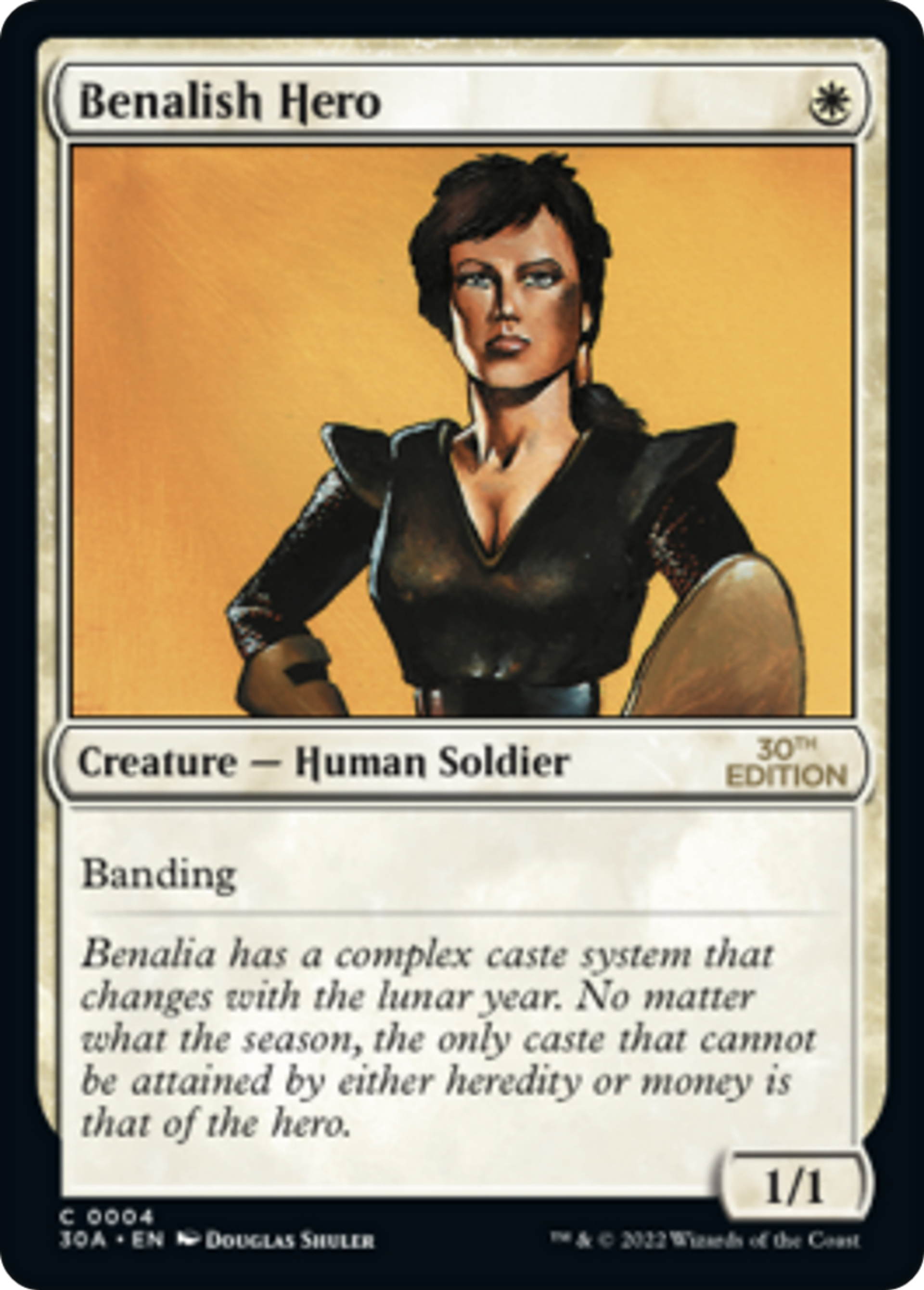 Benalish Hero — 30th Anniversary Edition — Magic: The Gathering