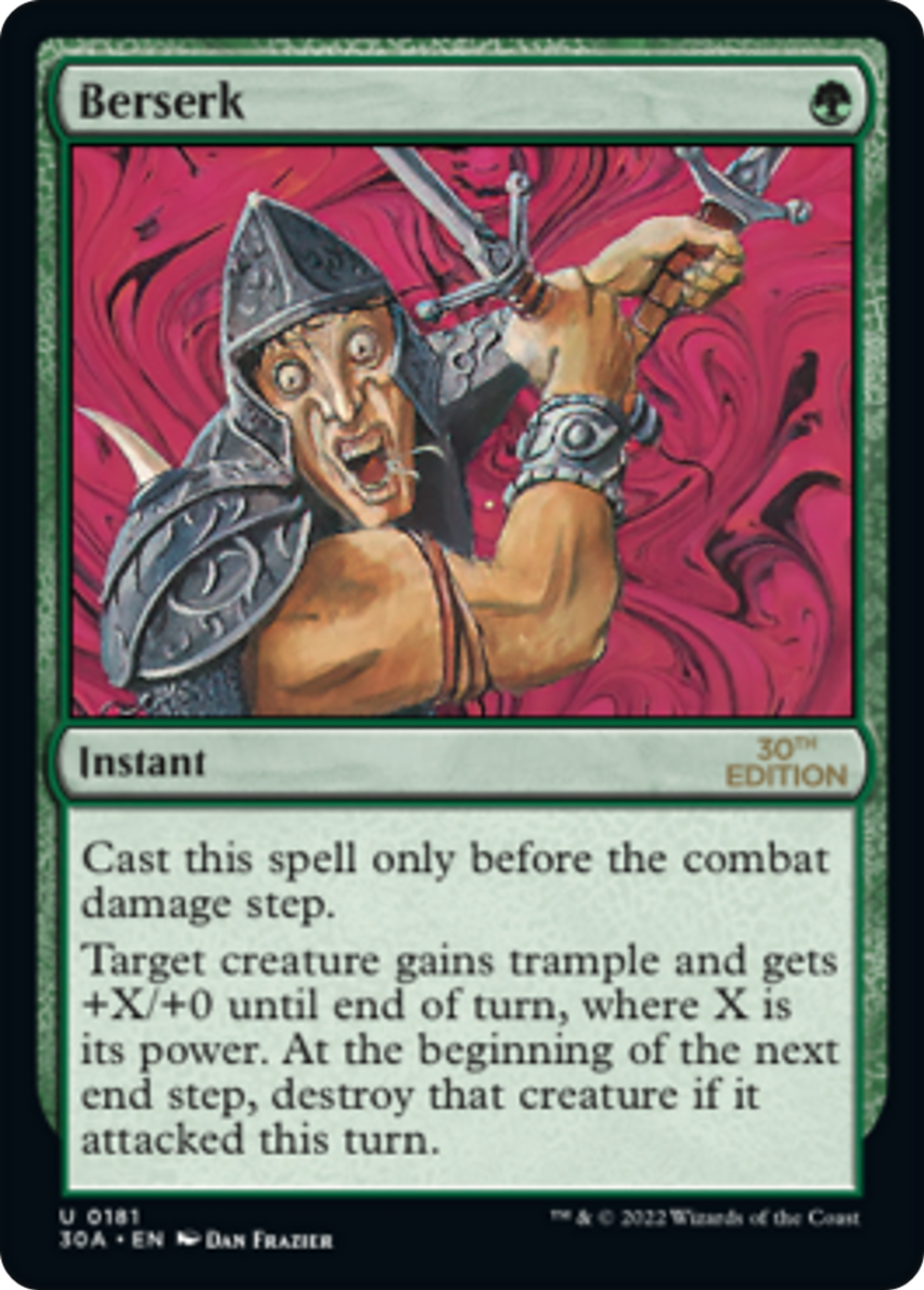 Fou furieux — 30th Anniversary Edition — Magic: The Gathering