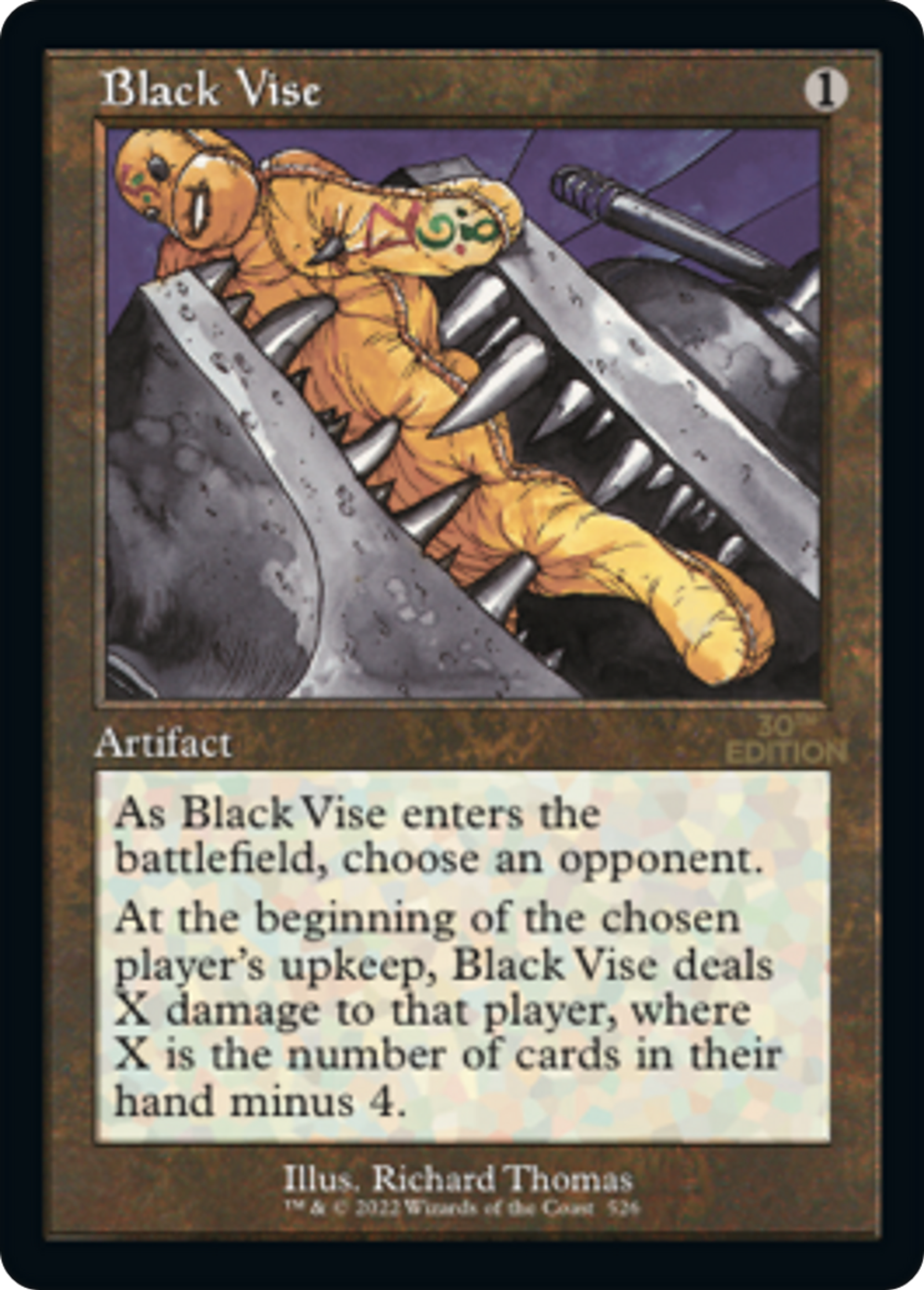 Black Vise — 30th Anniversary Edition — Magic: The Gathering